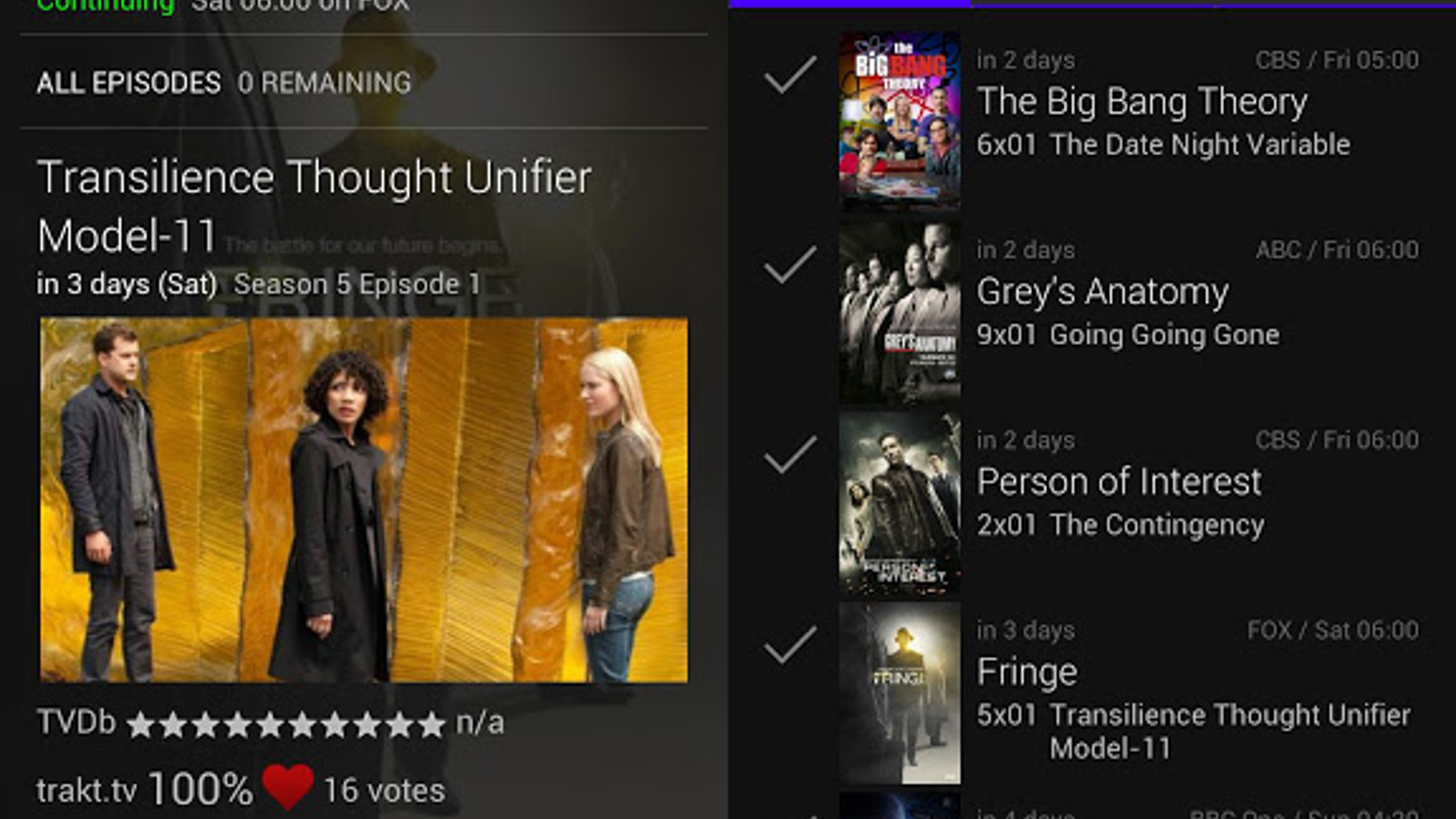 SeriesGuide_Show_Manager_screenshot