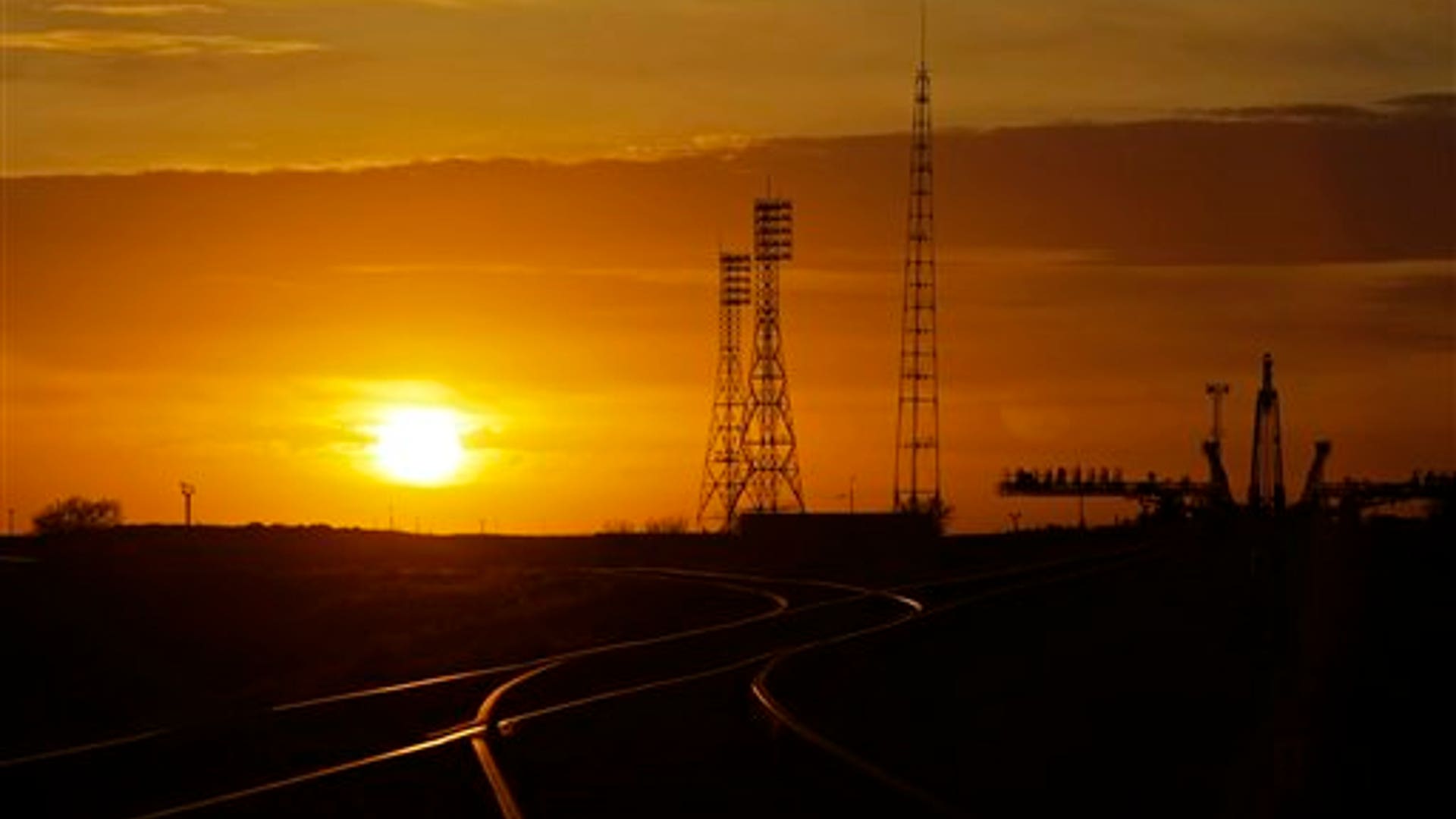 Sun Rise Over Launch Pad