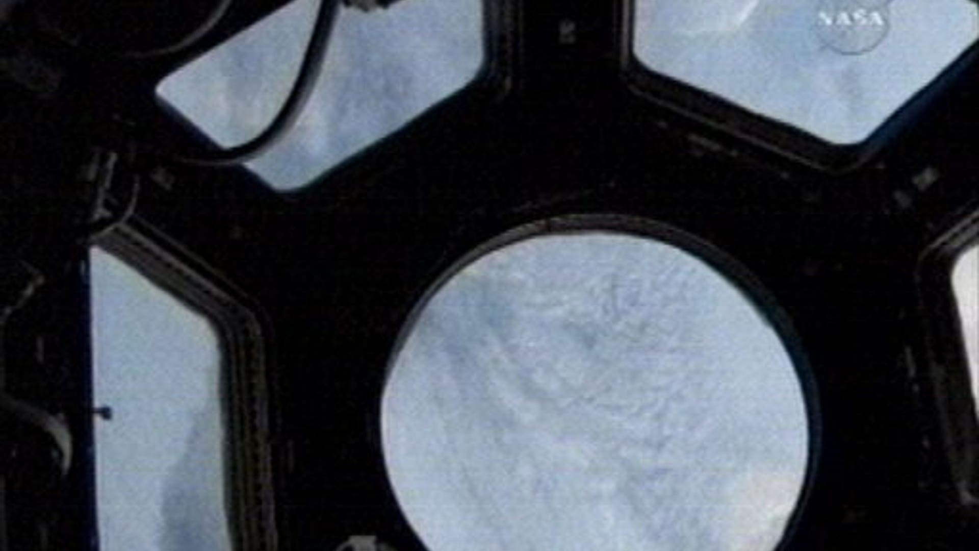 Space Station's New Window