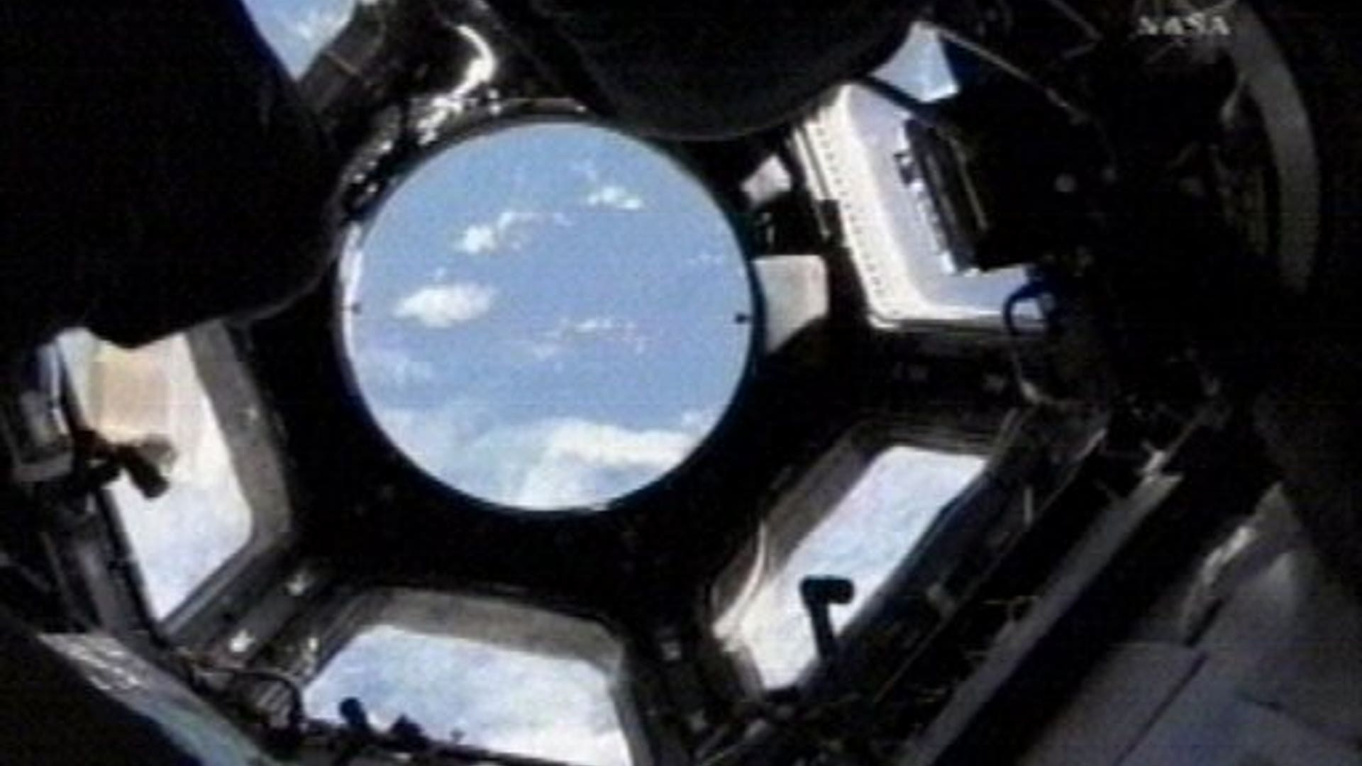 Space Station's New Window