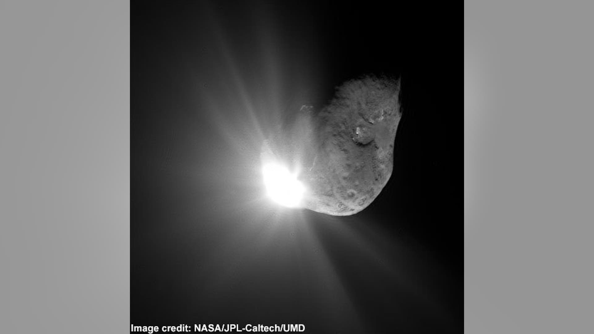 Kapow! Comet Tempel 1 Gets Smacked