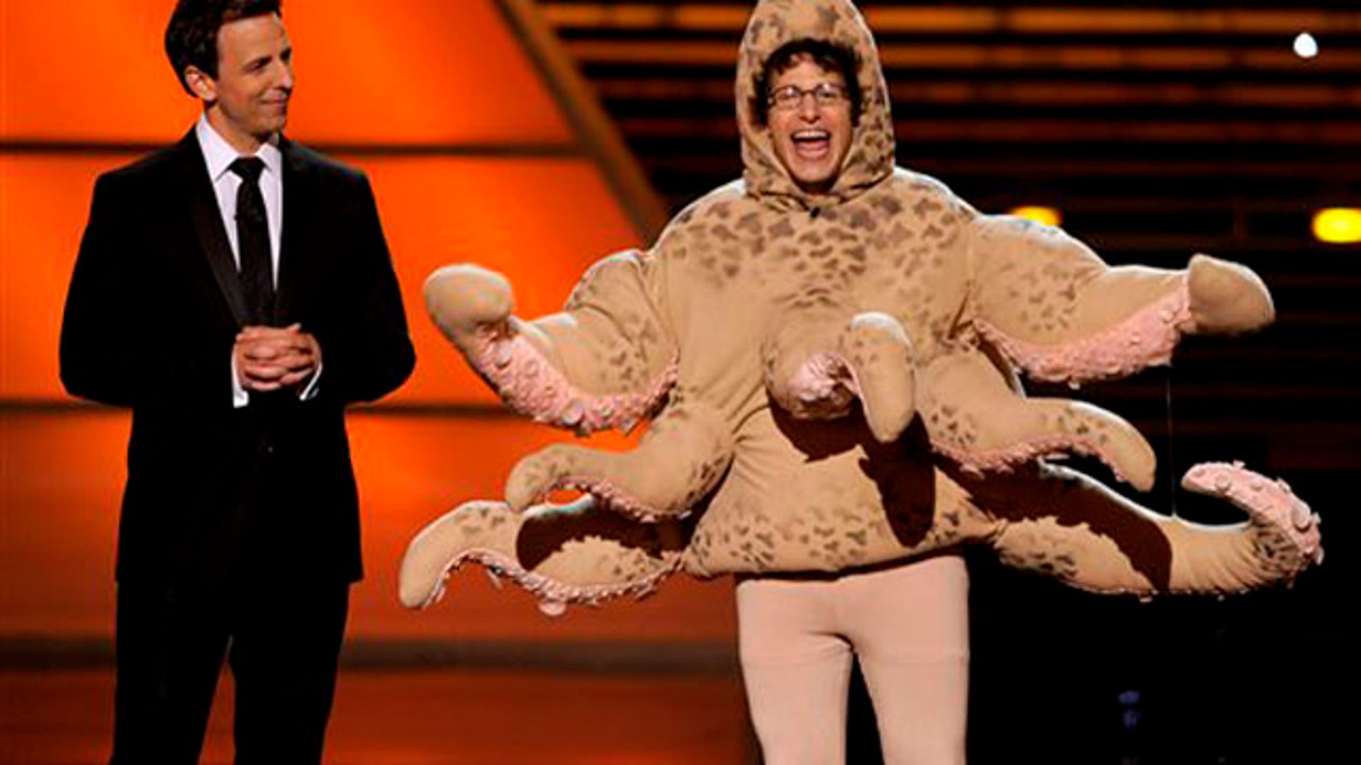 Seth Meyers and Andy Samberg
