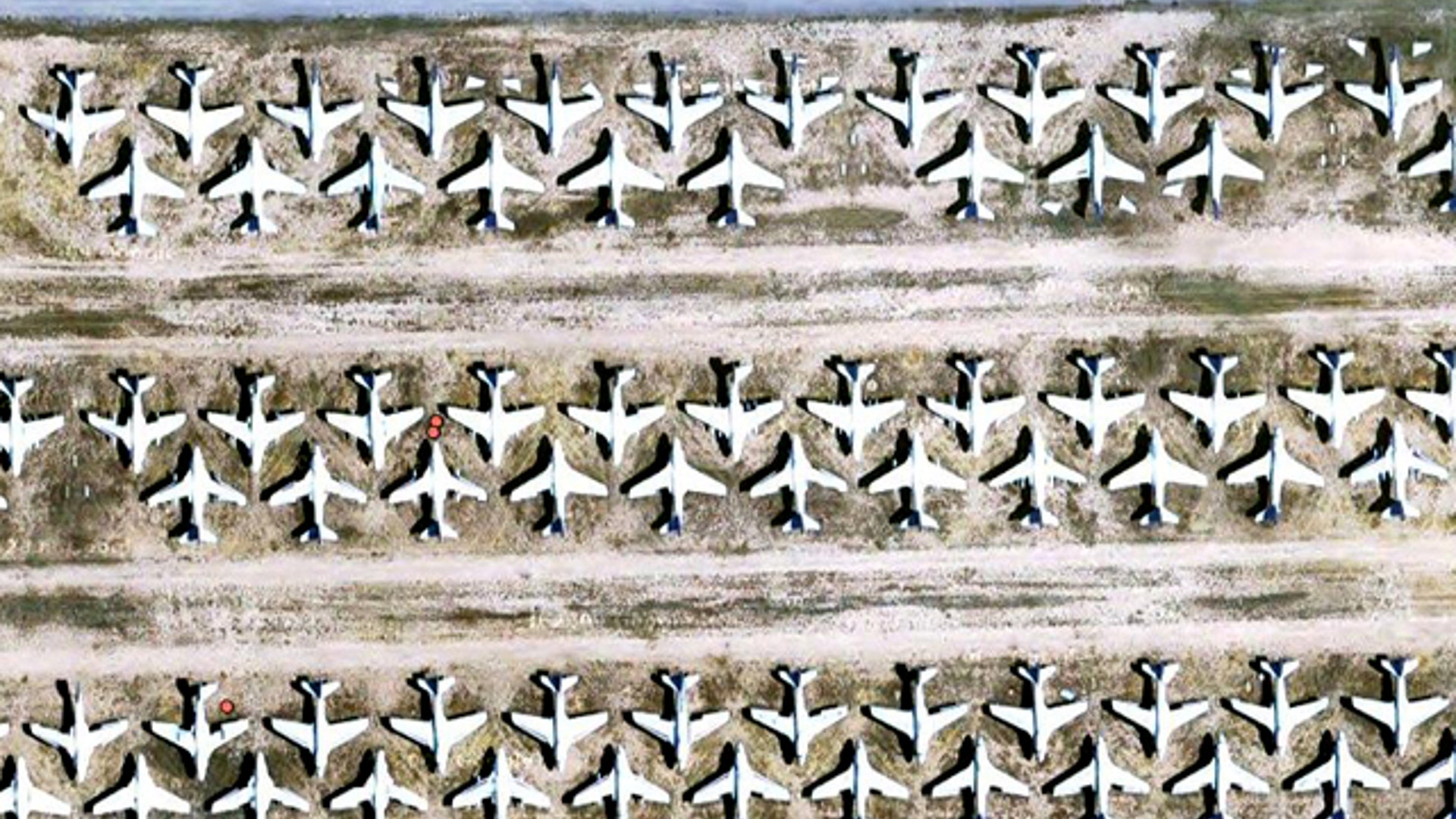 A6 Intruders at the Boneyard