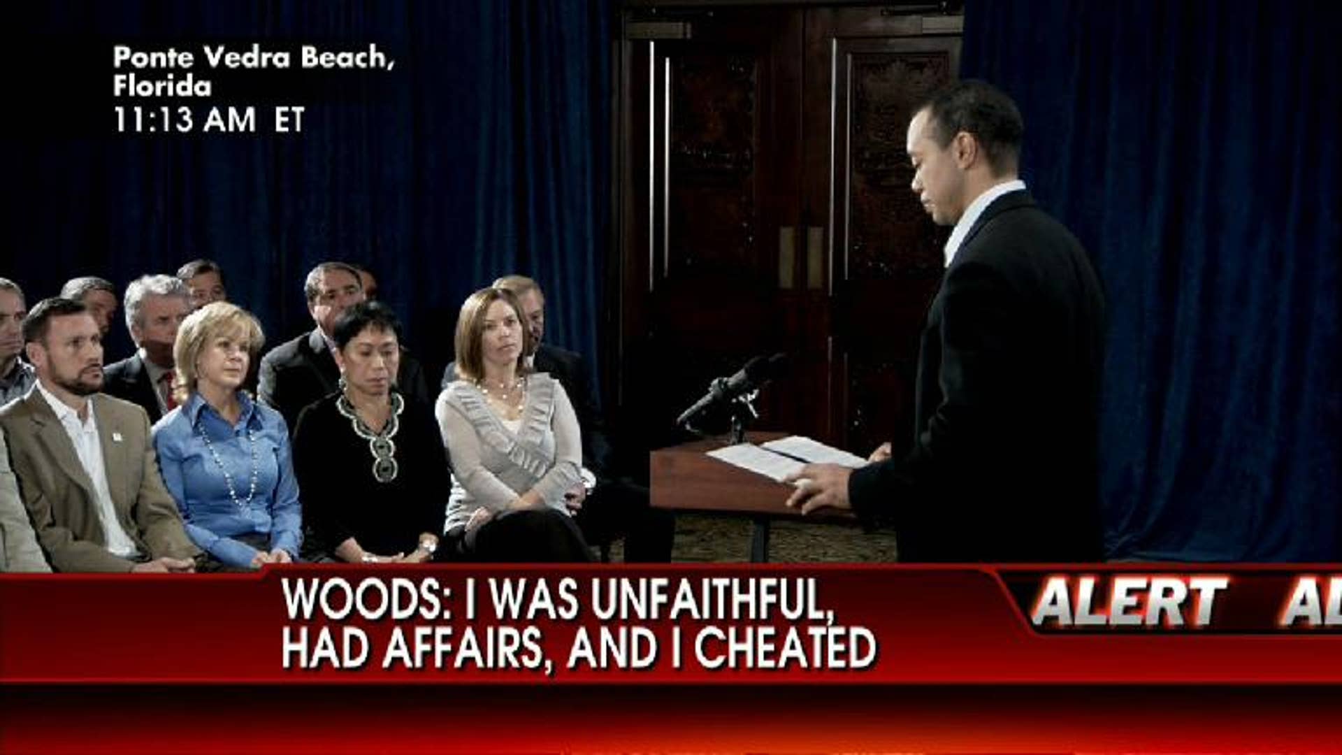 Tiger Takes a Swing at an Apology