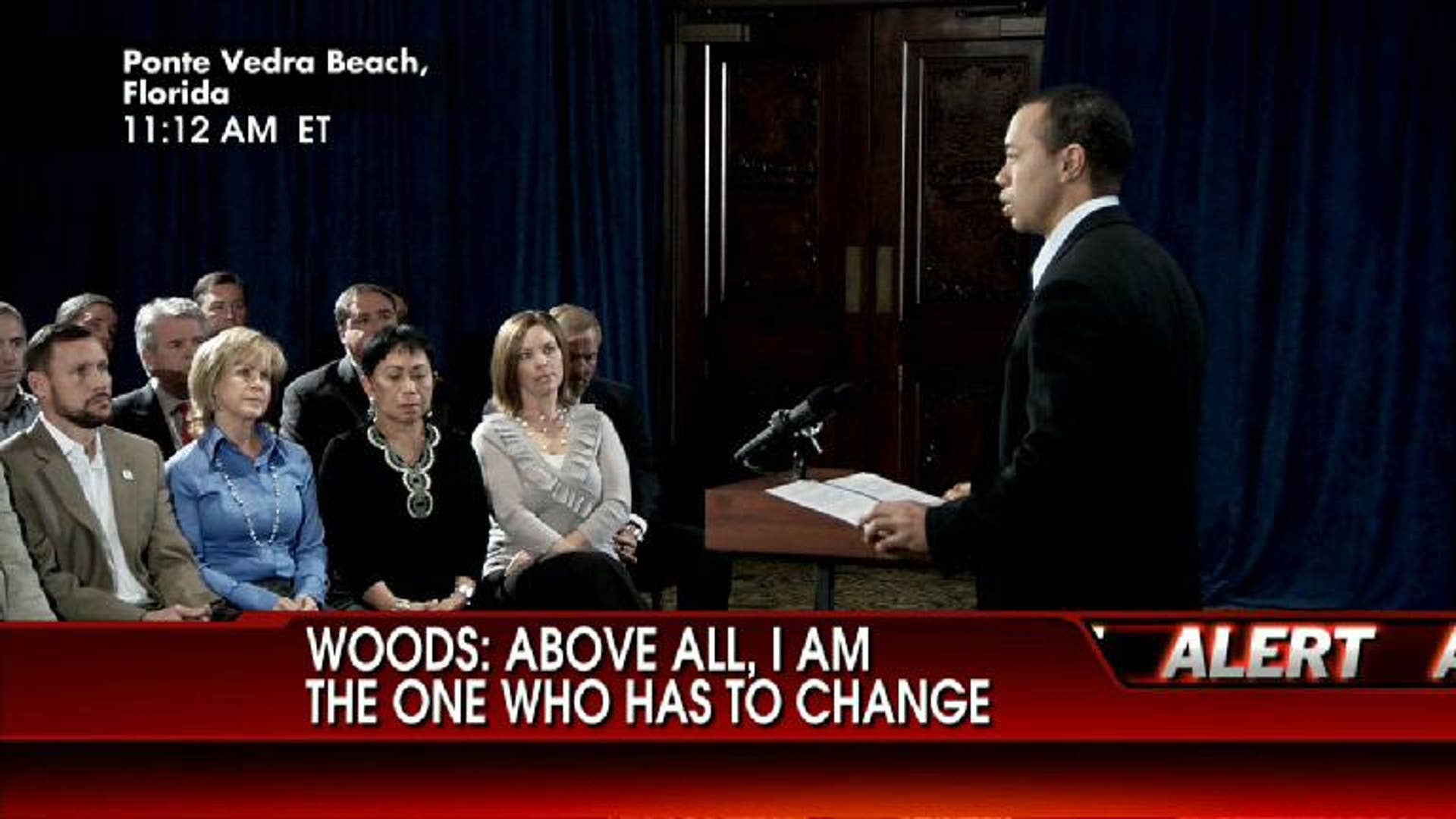 Tiger Takes a Swing at an Apology