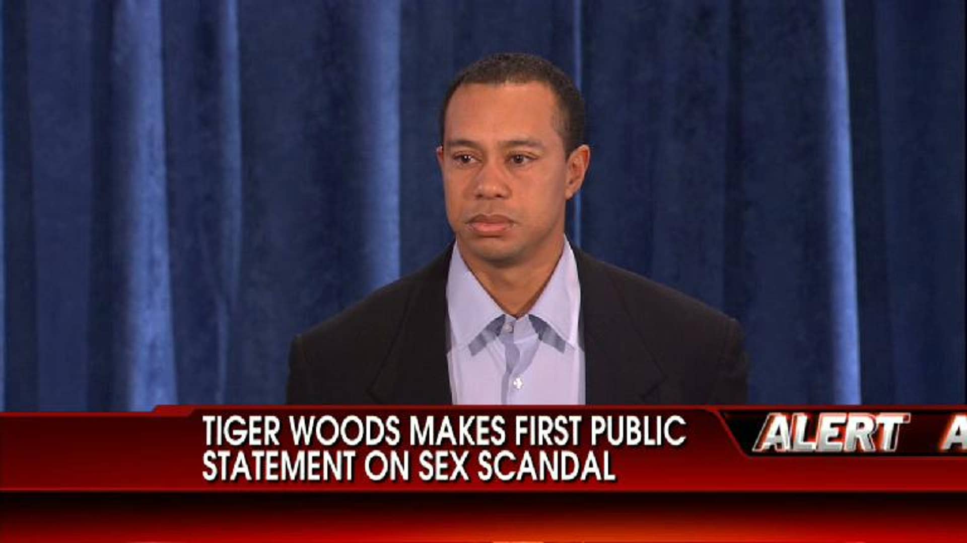 Tiger Takes a Swing at an Apology
