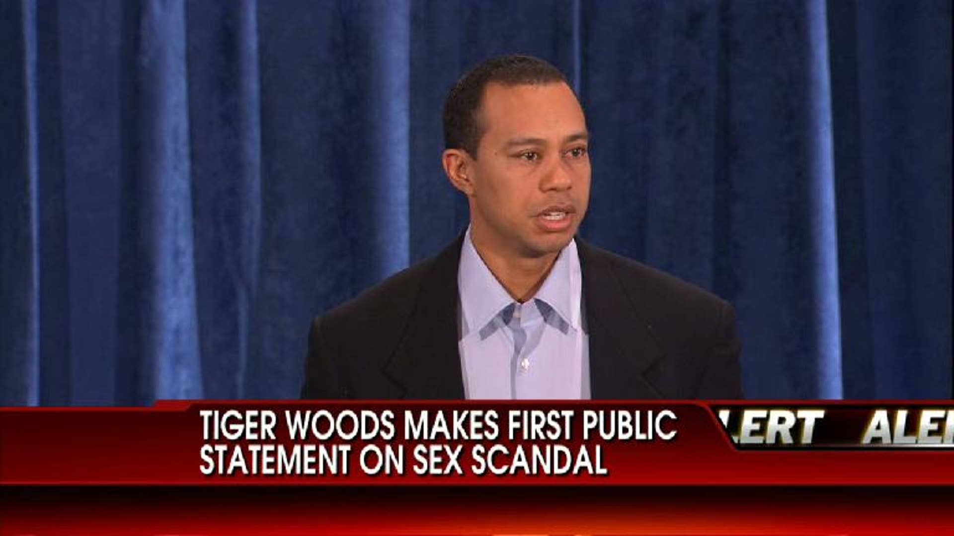 Tiger Takes a Swing at an Apology