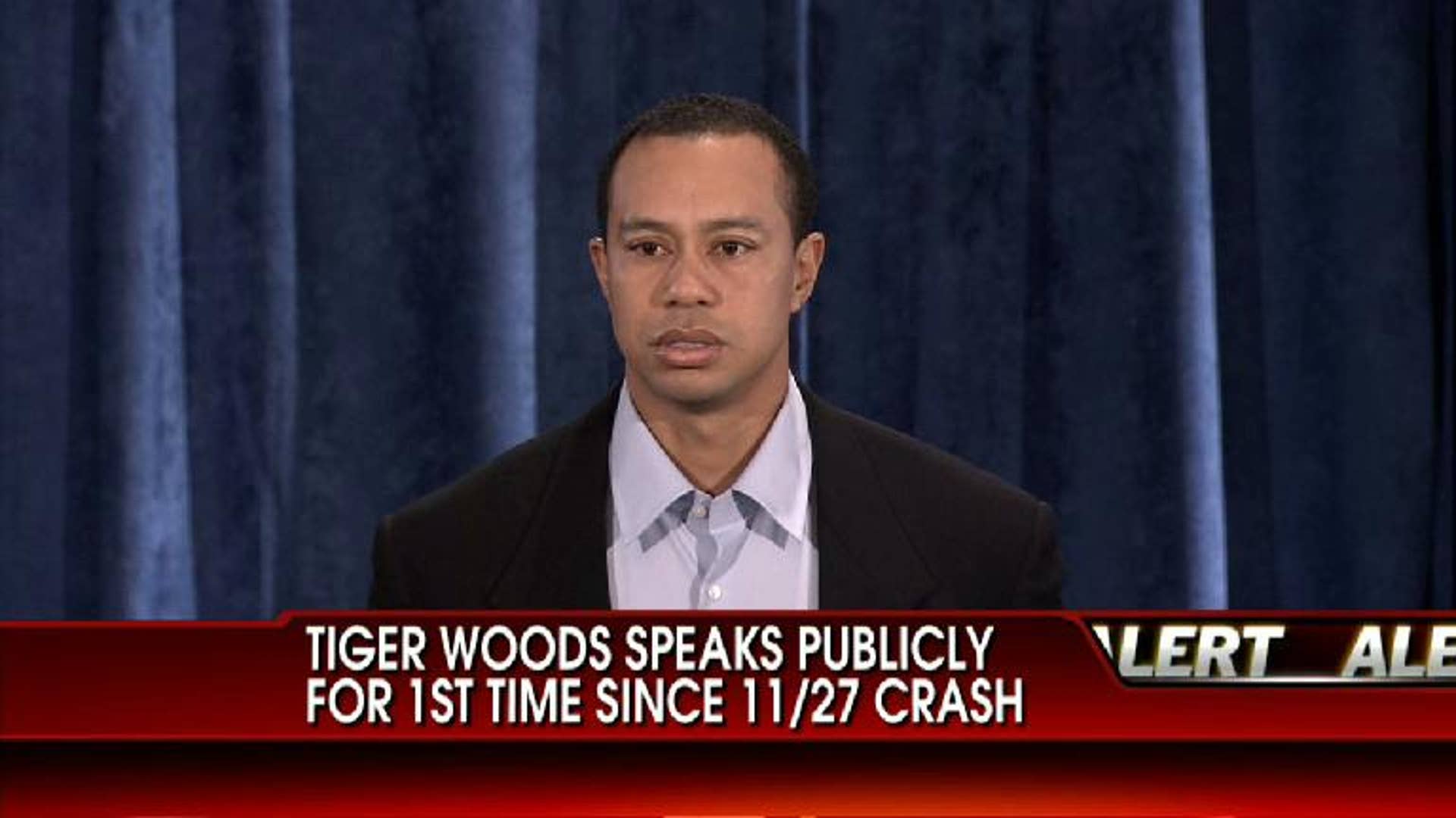 Tiger Takes a Swing at an Apology