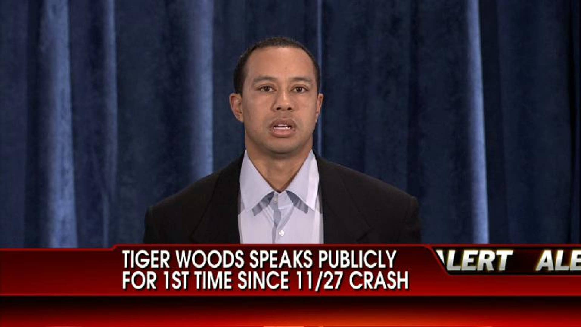 Tiger Takes a Swing at an Apology