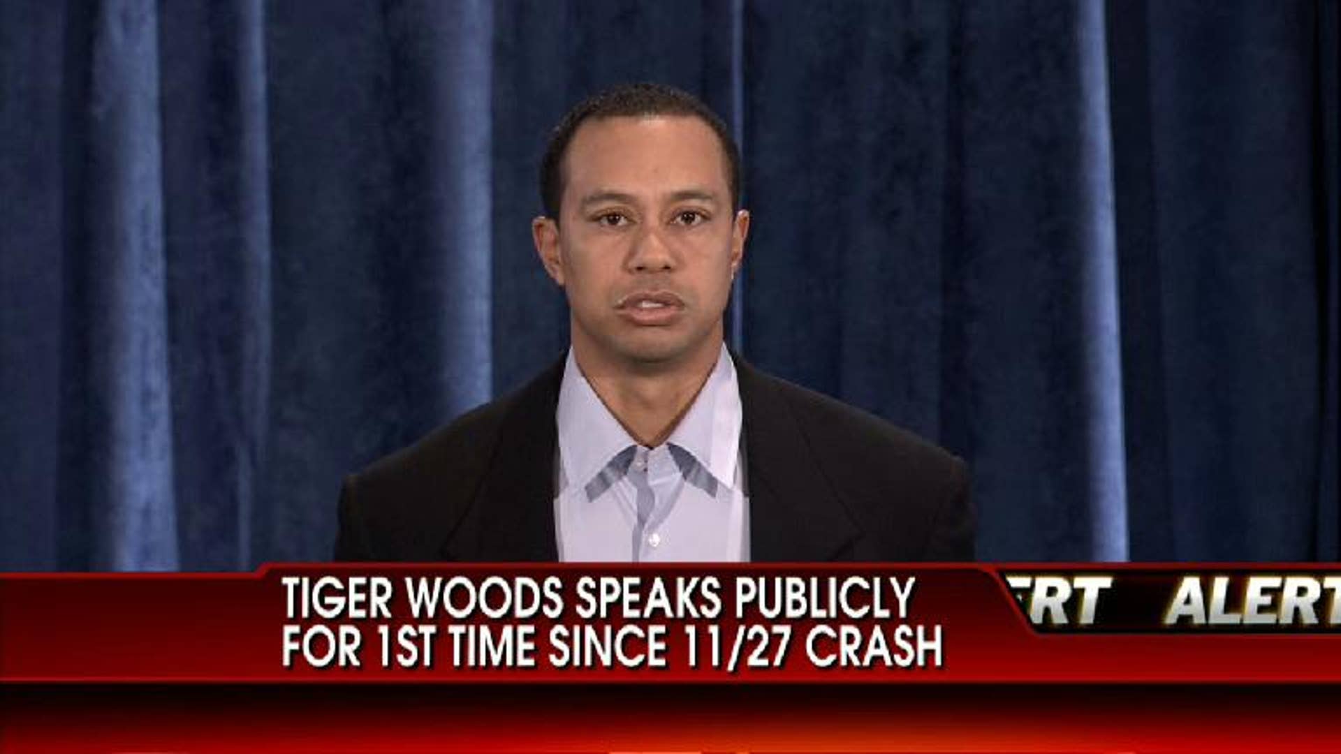 Tiger Takes a Swing at an Apology