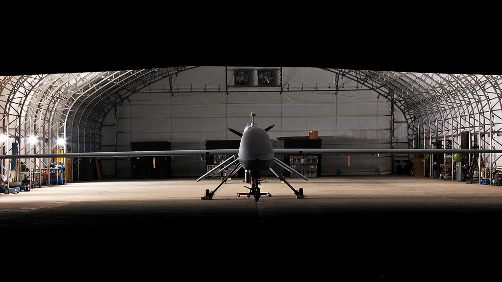 UAV in Hangar