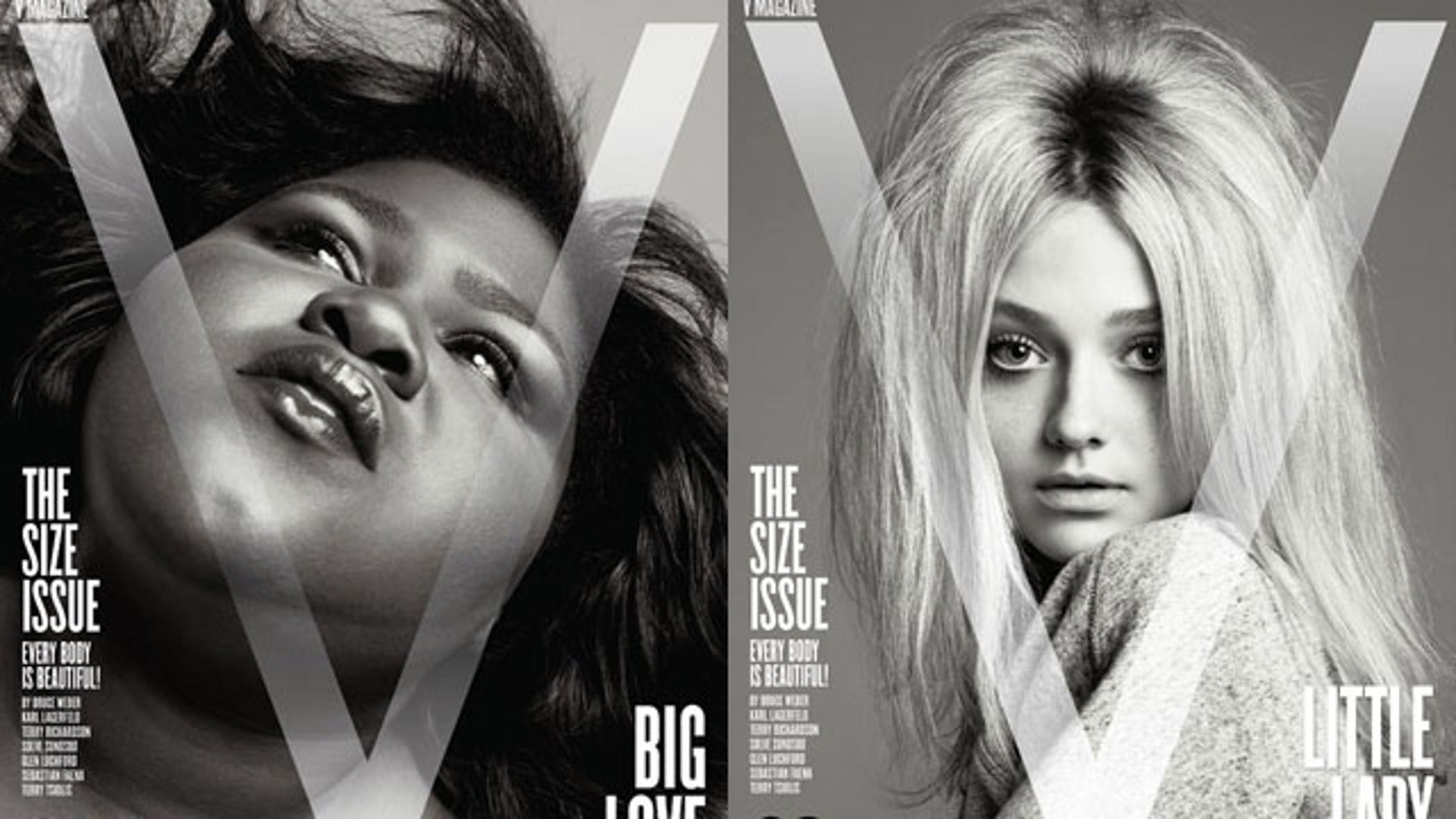 V Magazine's 'Size Issue'