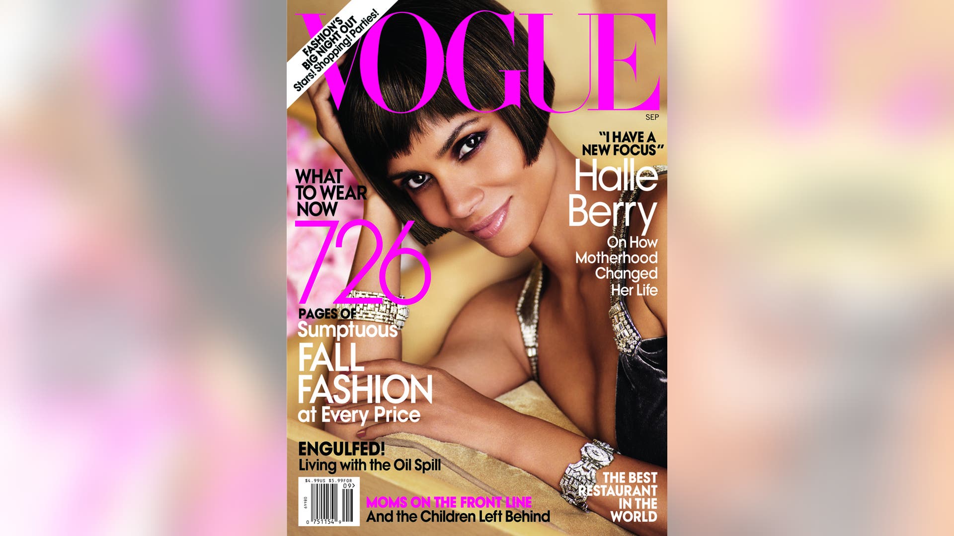 Halle Covers Vogue