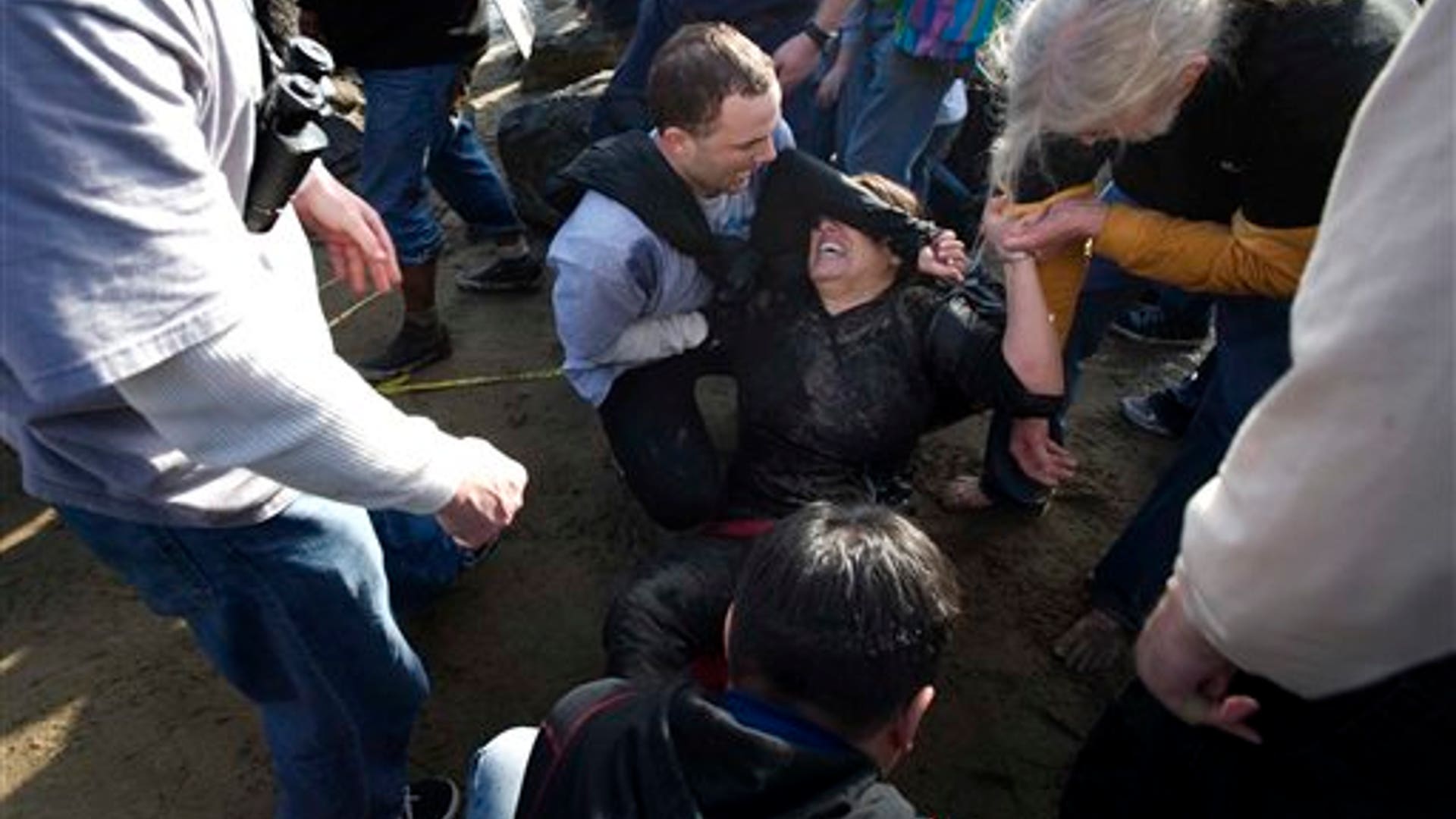 Rogue Wave Hits Crowd