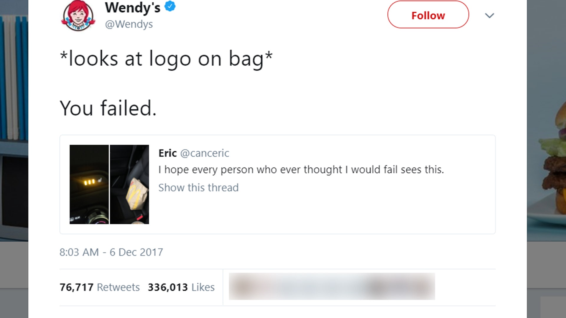 Roasting their rival's customers