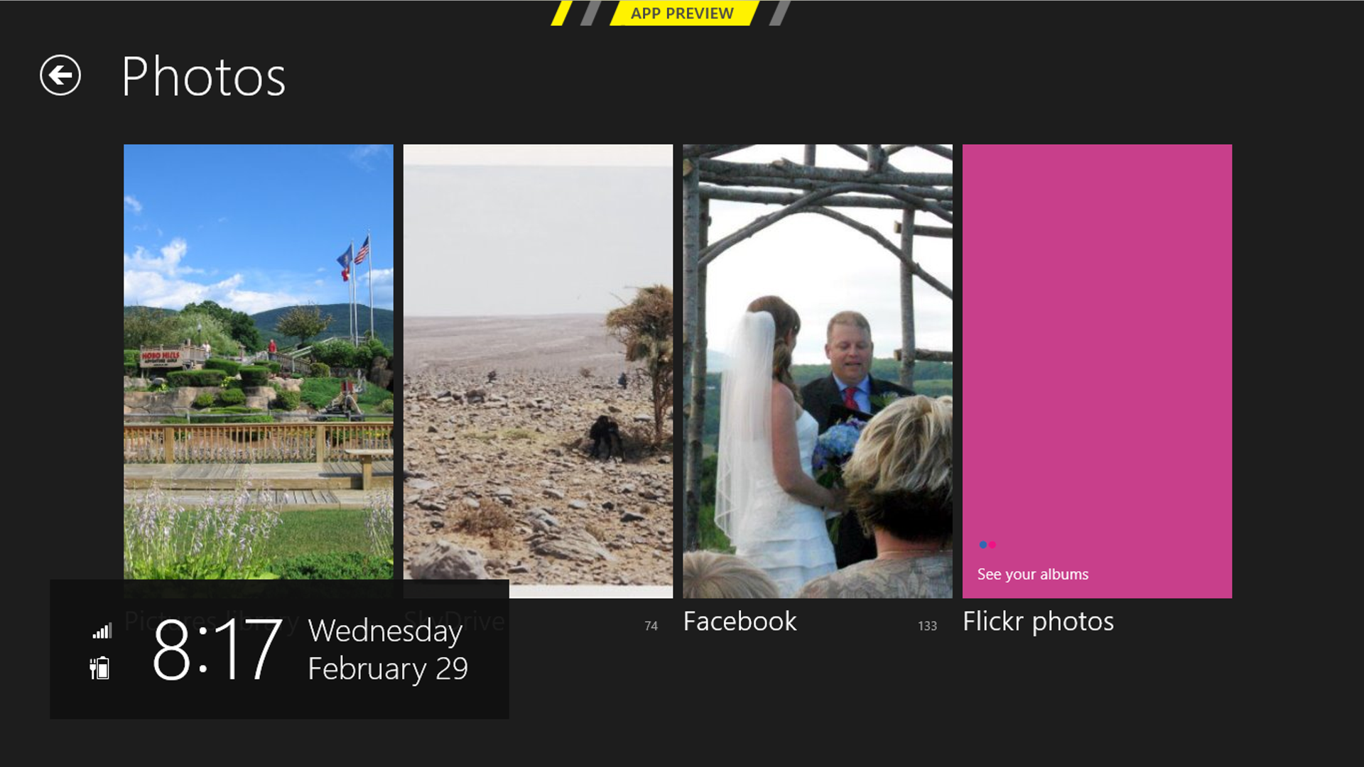 Windows 8 Consumer Preview Photo App