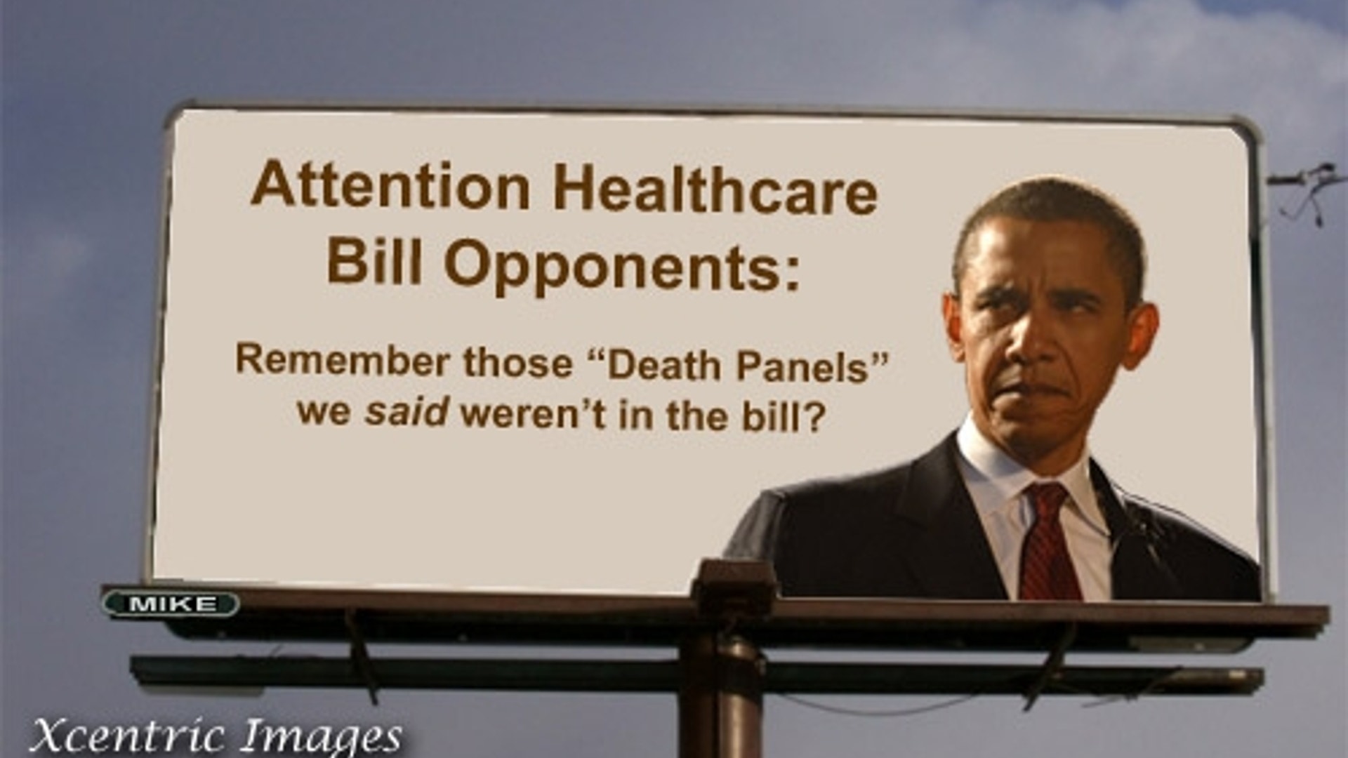 The Health Care Debate On a Billboard