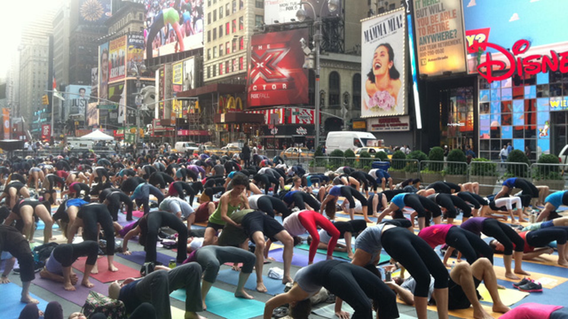 Yoga Bridge pose NYC