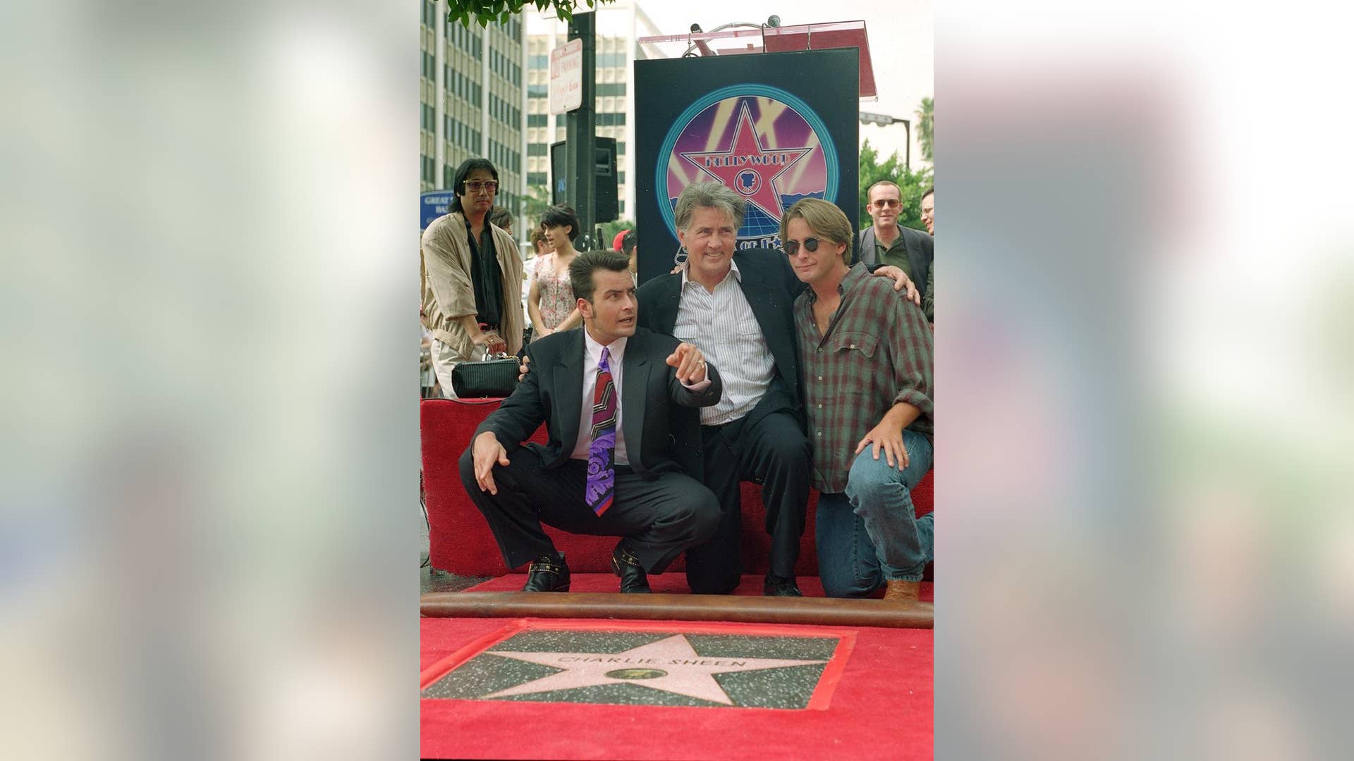 Charlie Sheen, Martin Sheen, Emilio Estevez