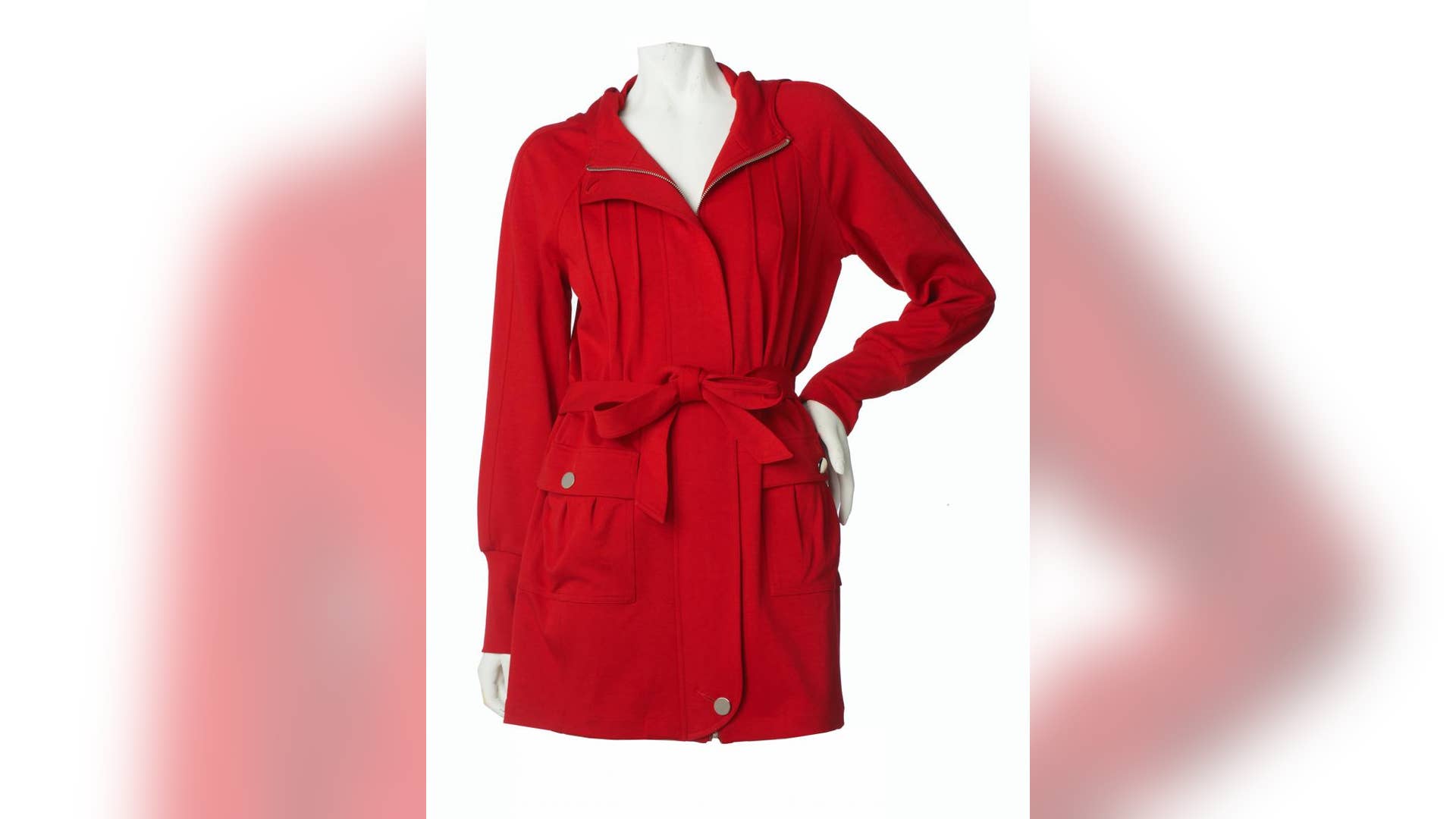 Hooded Jacket with Pintuck Detail