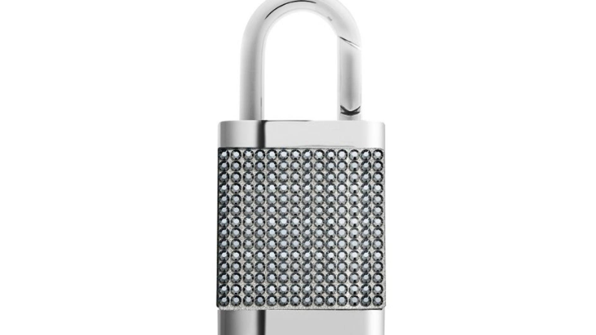 USB Lock, Jet Hematite