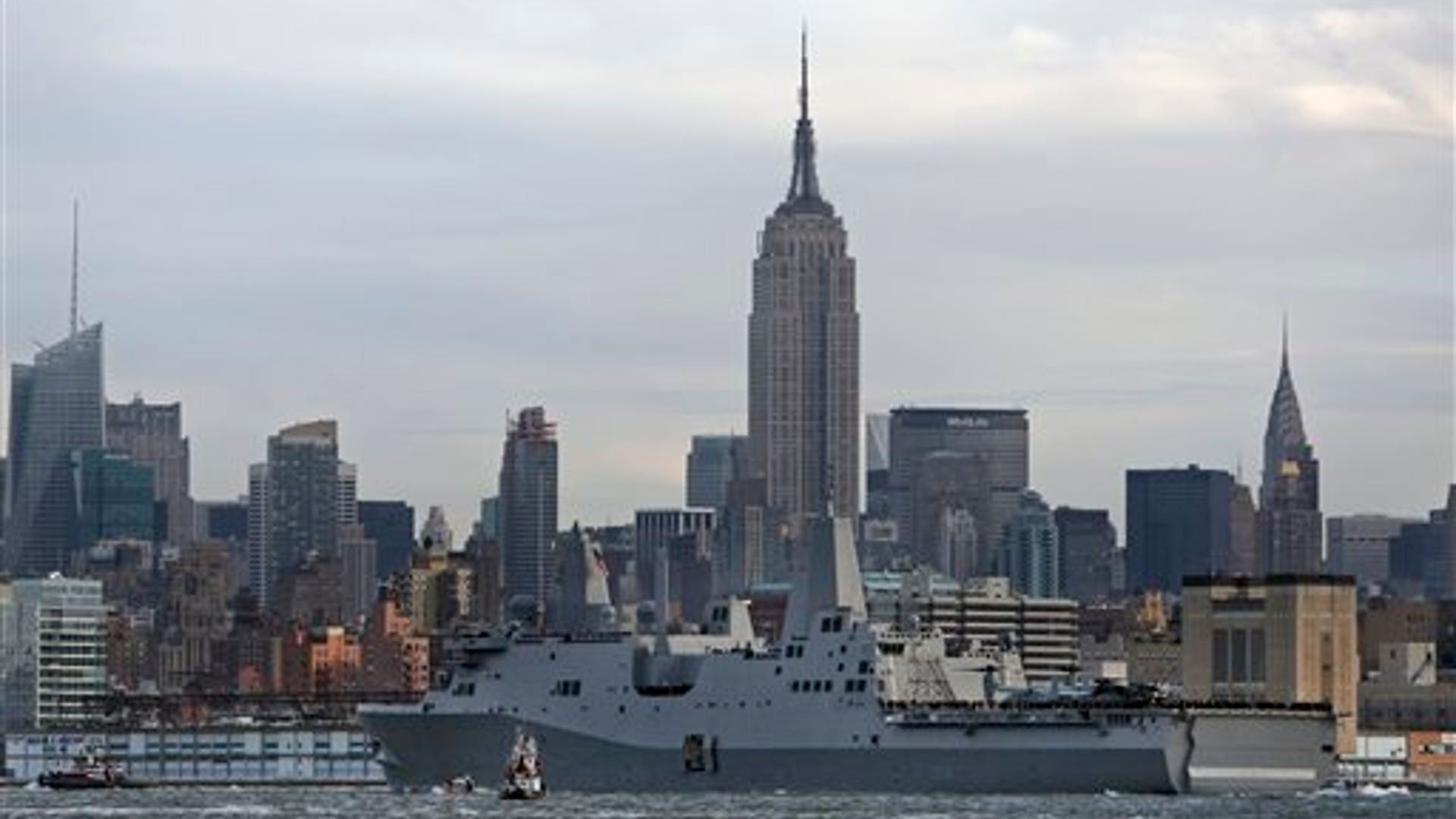 USS New York Arrives in Its Namesake City