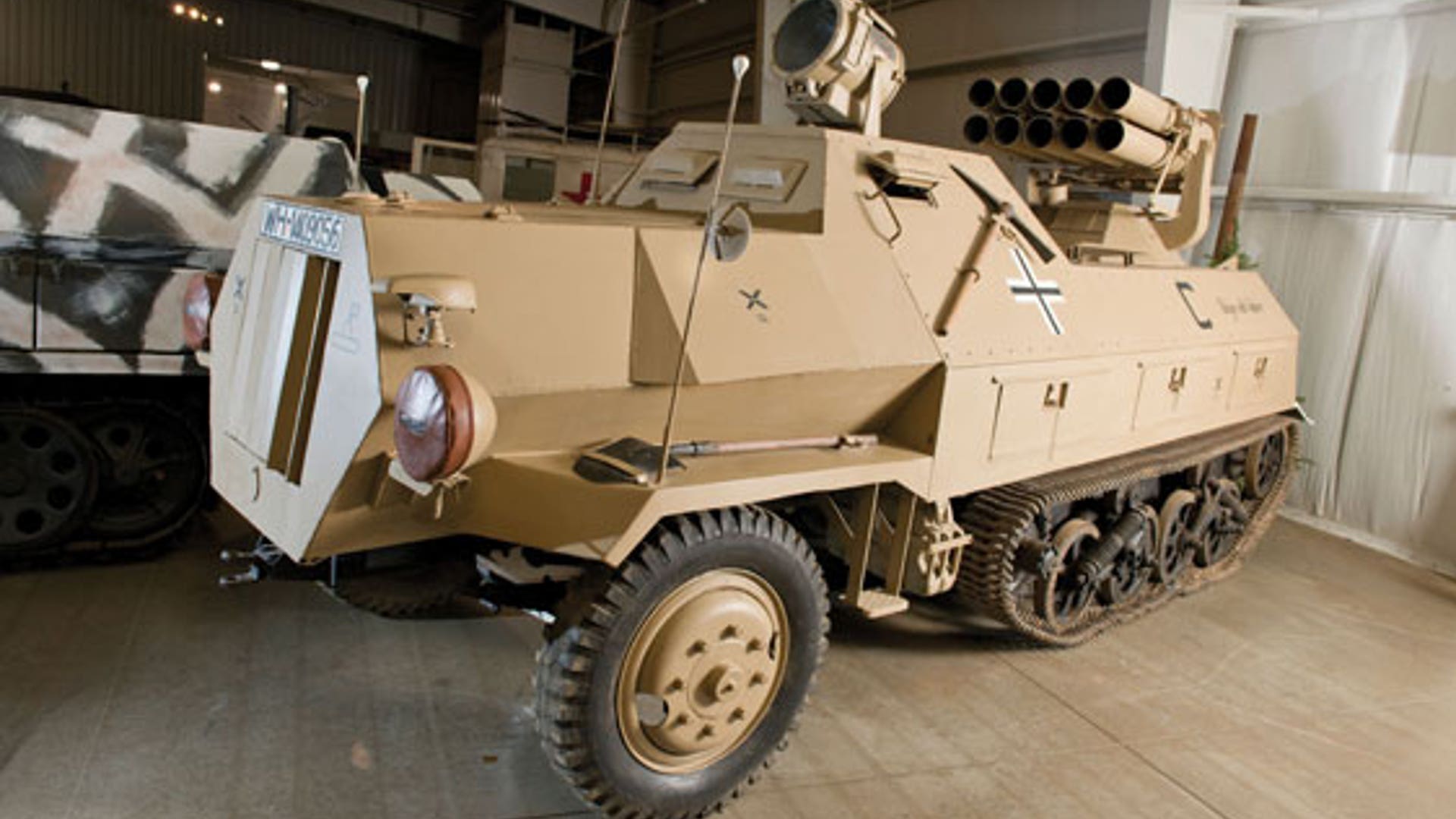 1943-44 Opel Maultier Panzer-Werfer 42 Armored Half-Track Rocket Launcher