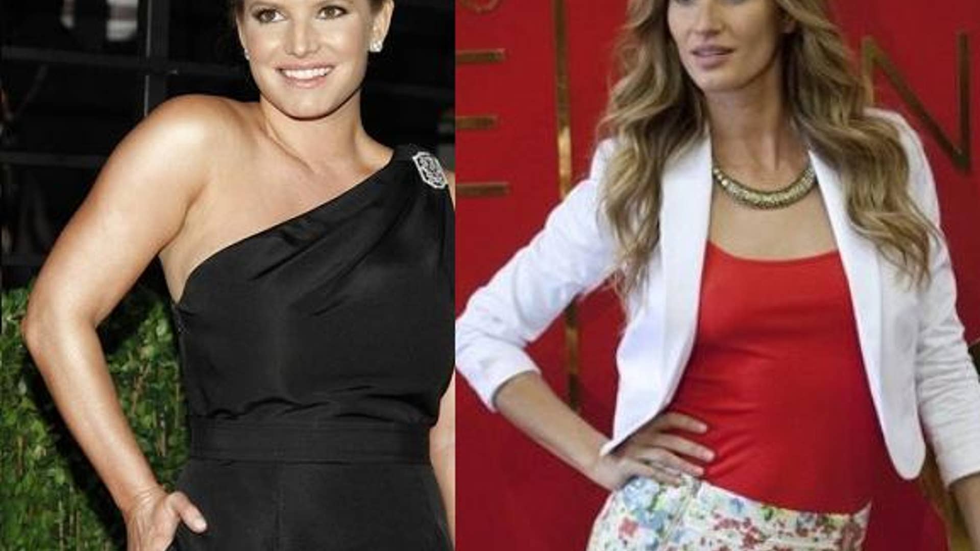 Jessica Simpson and Gisele Bundchen