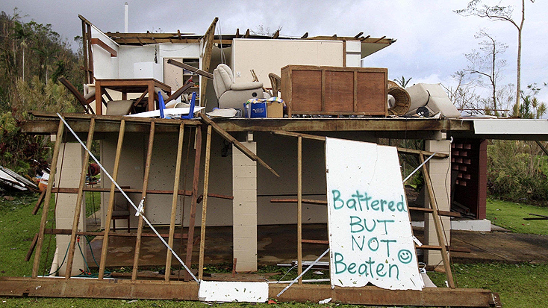Australia Yasi Home Sign