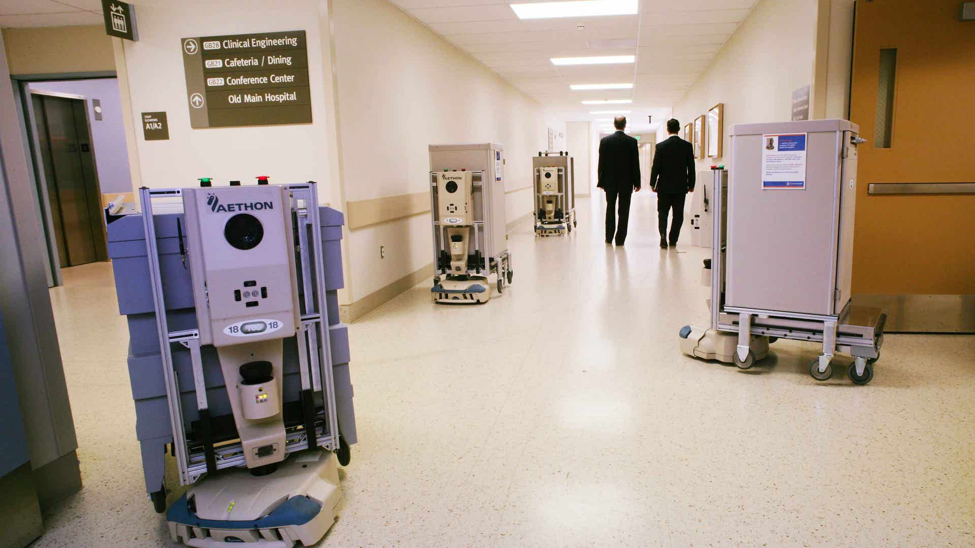 Robots Around Us: Aethon TUG hospital bot