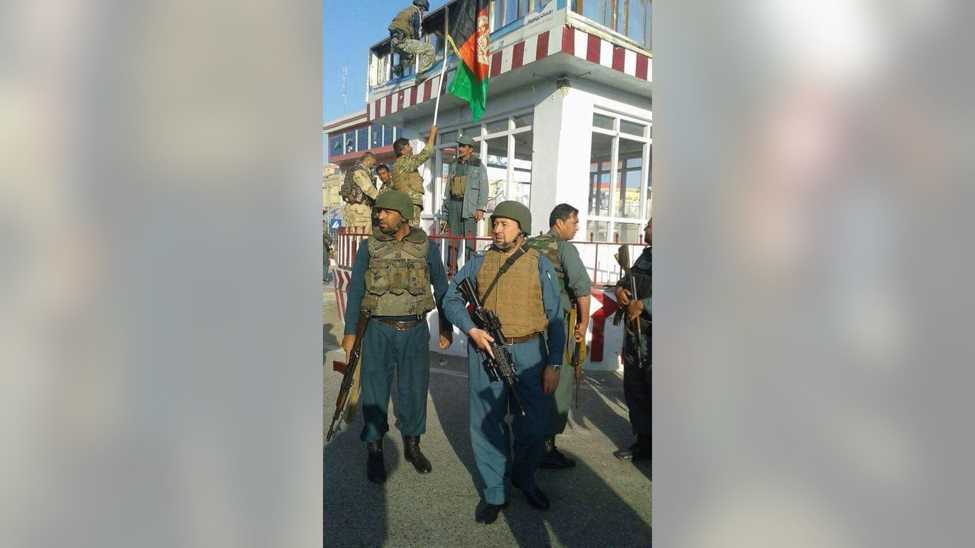 Afghan soldiers in Kunduz 