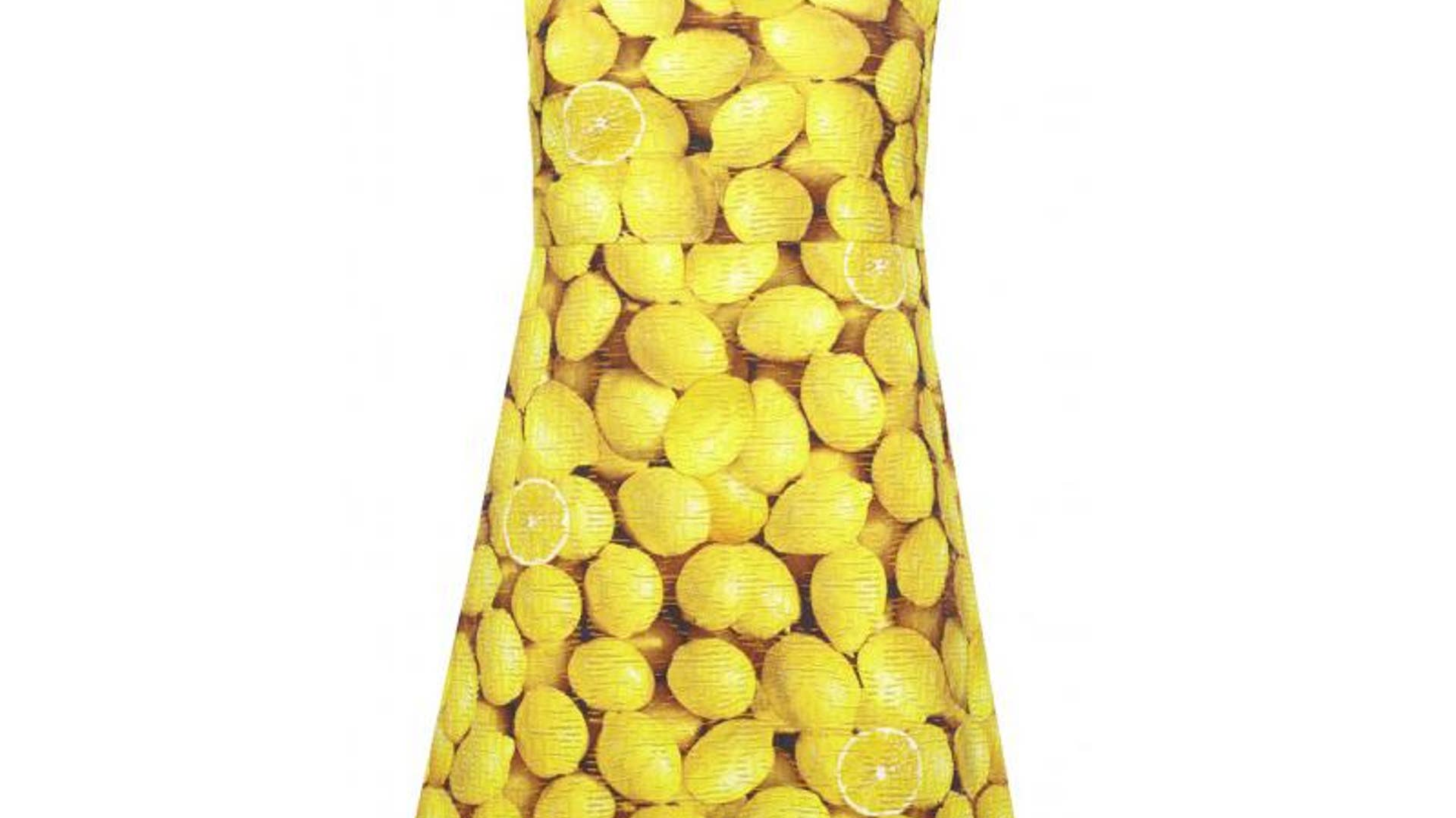 Candice Sleeveless Printed A-line Dress