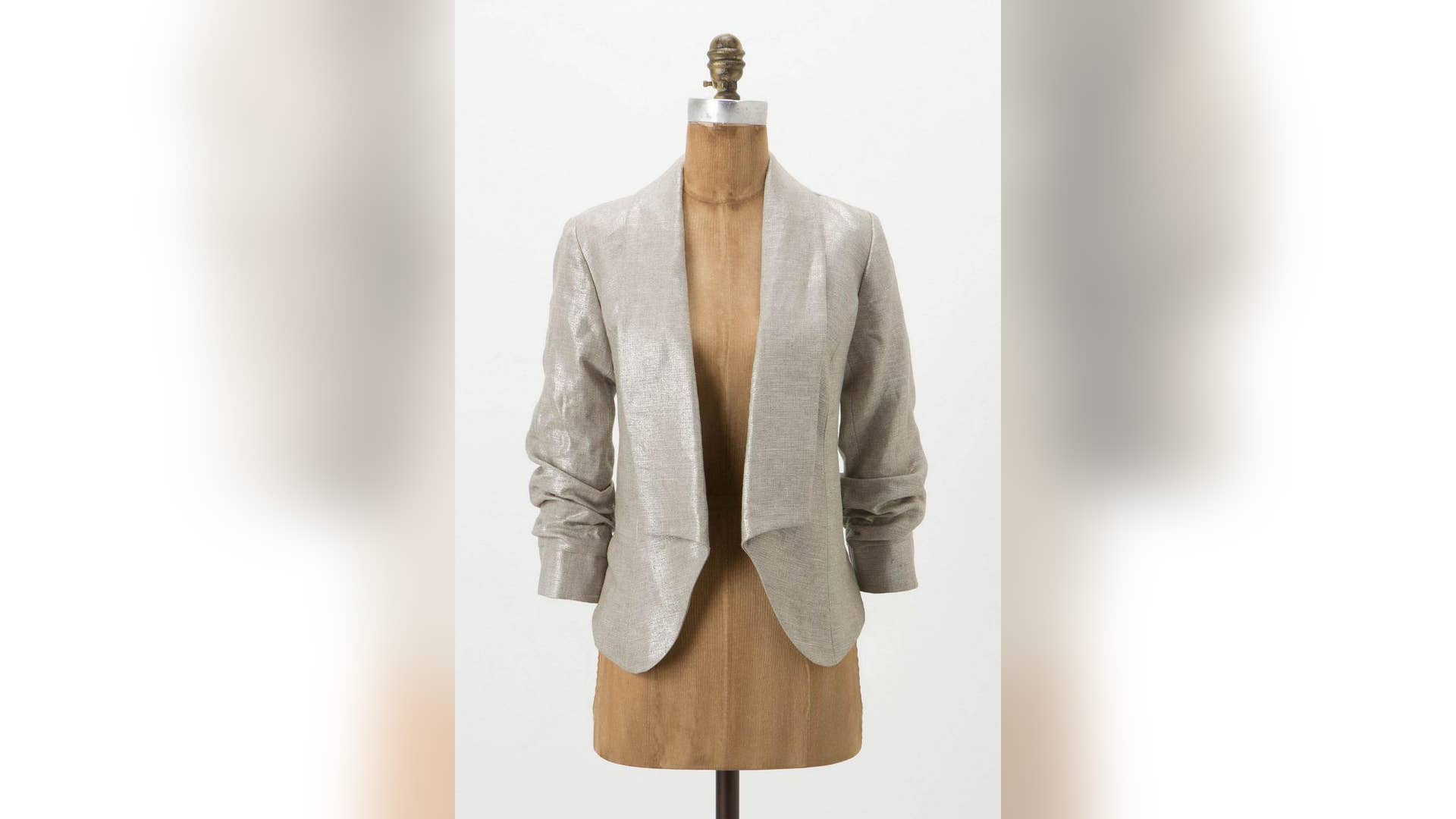 Foil Linen Blazer, $89.85
