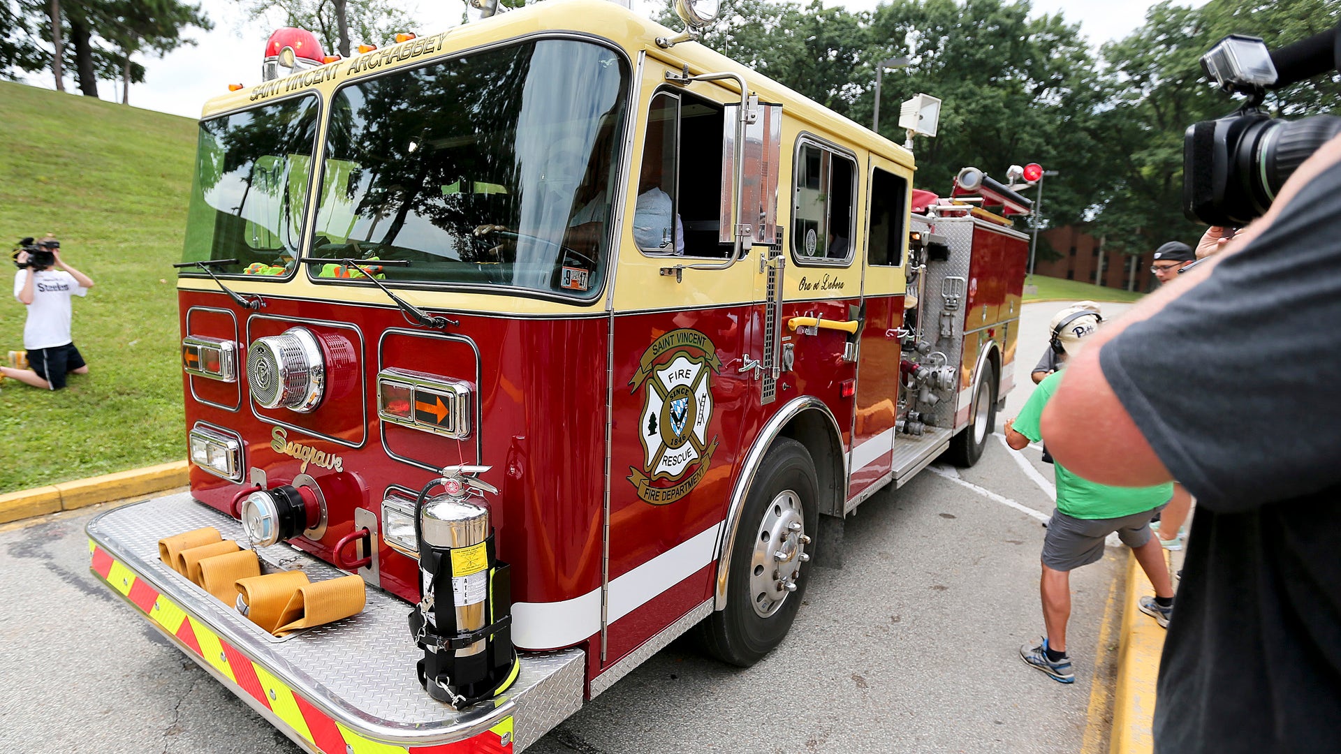 Saint Vincent Fire Department Seagrave firetruck