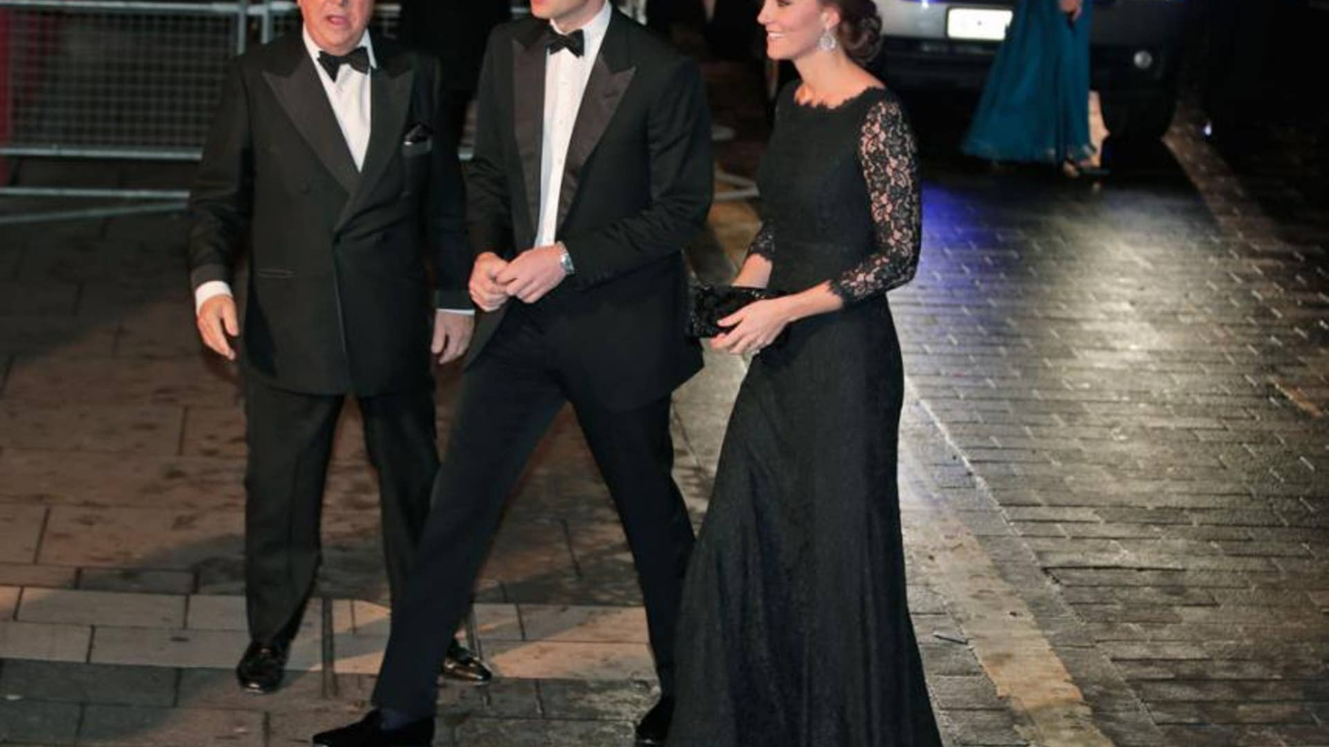 Arriving at the Palladium Theatre