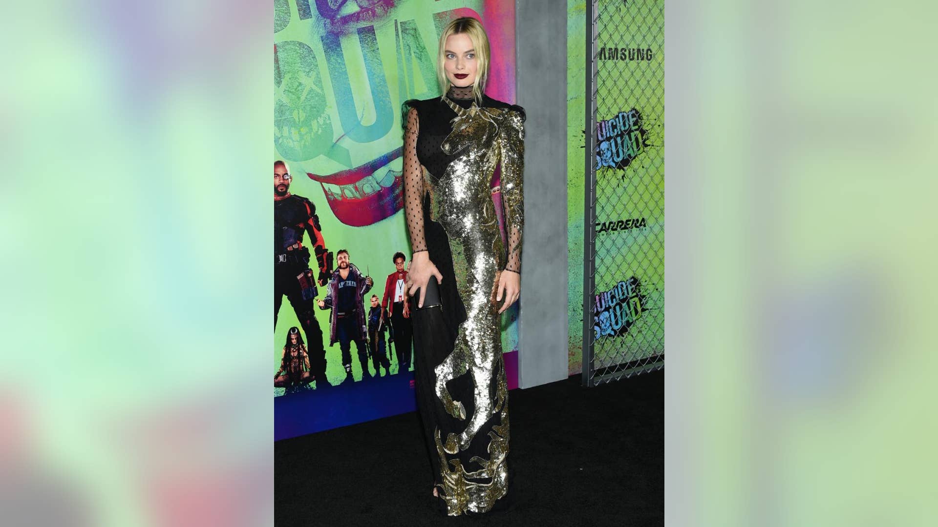 Margot Robbie Wears A Sparkly Unicorn Dress To ‘suicide Squad Premiere Fox News