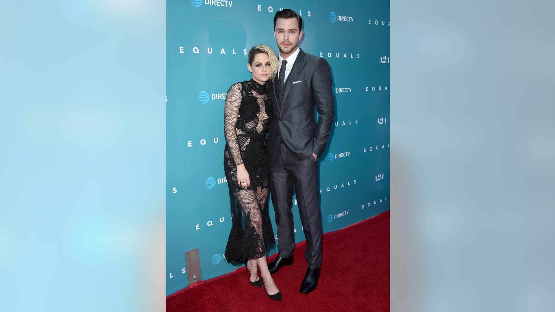 With Co-Star Nicholas Hoult