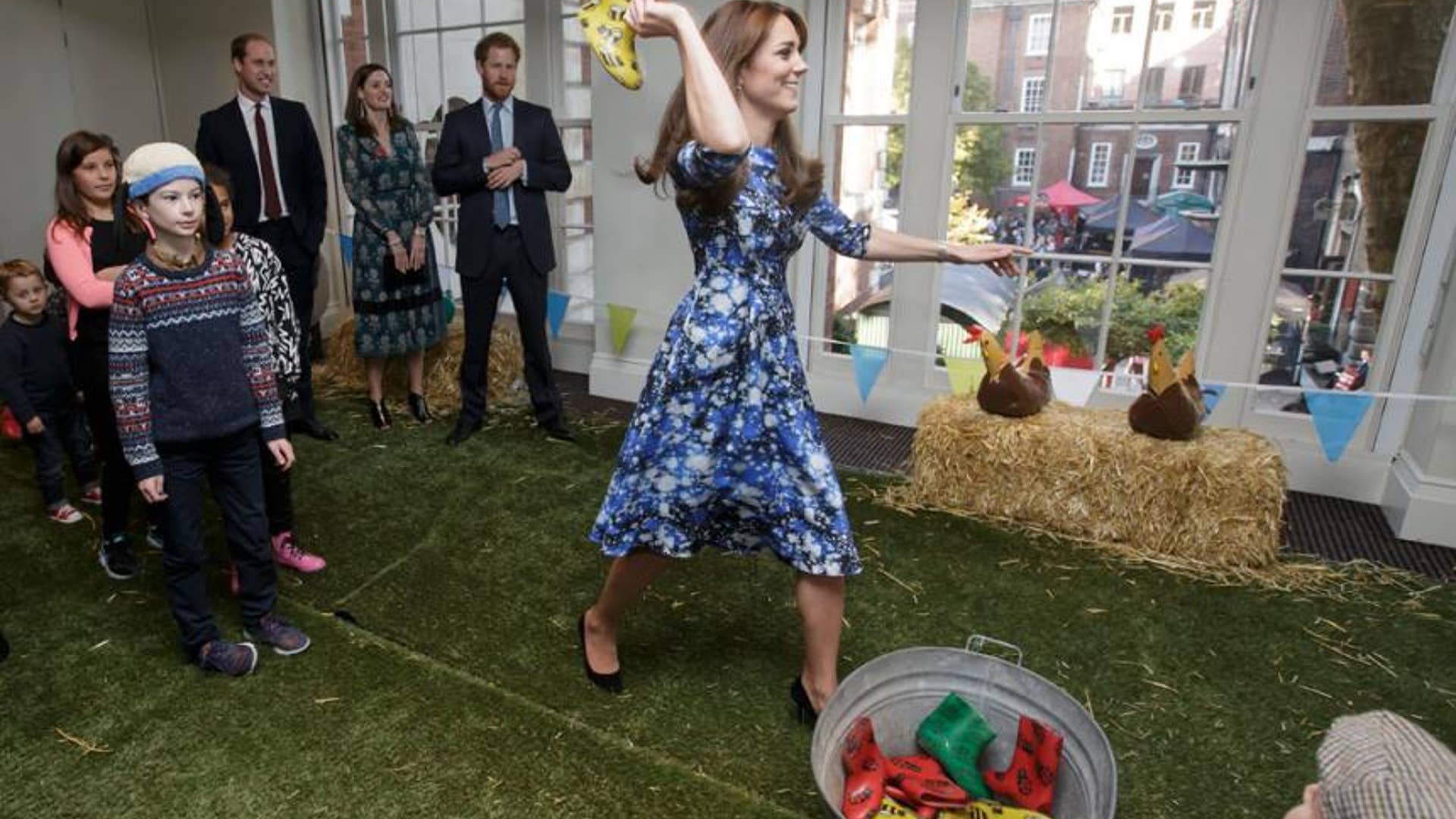 Taking Part in Welly Wanging with Children