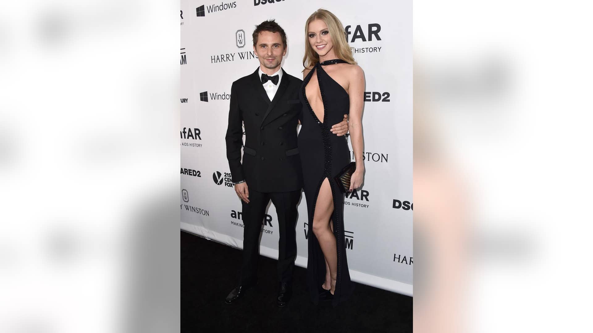 Elle Evans (with boyfriend Matt Bellamy)