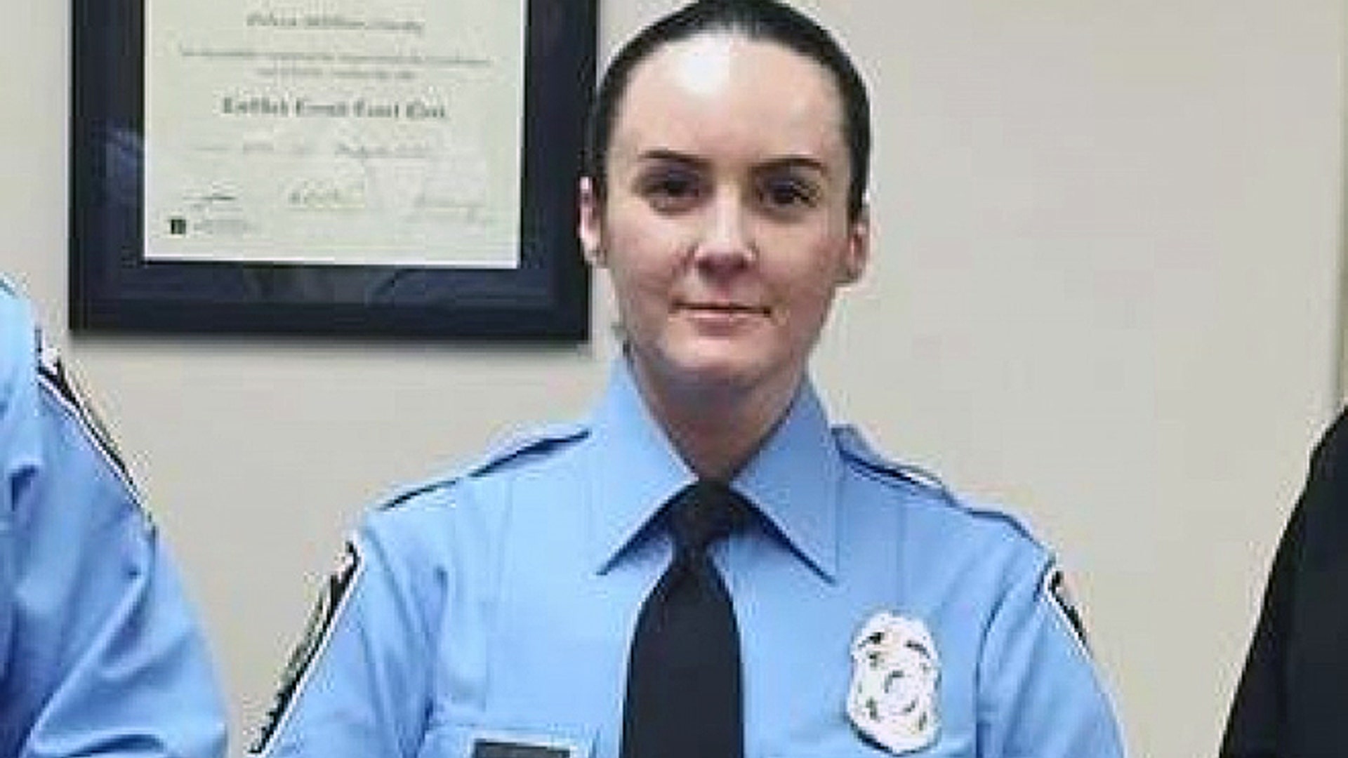 Prince William County, VA, Police Officer Ashley Guindon, 28, was shot and killed on Feb. 27, her first day on the job, while responding to a domestic disturbance. A U.S. Army sergeant stands accused of killing his wife after a day-long dispute, then gunning down Guindon and injuring two other officers.