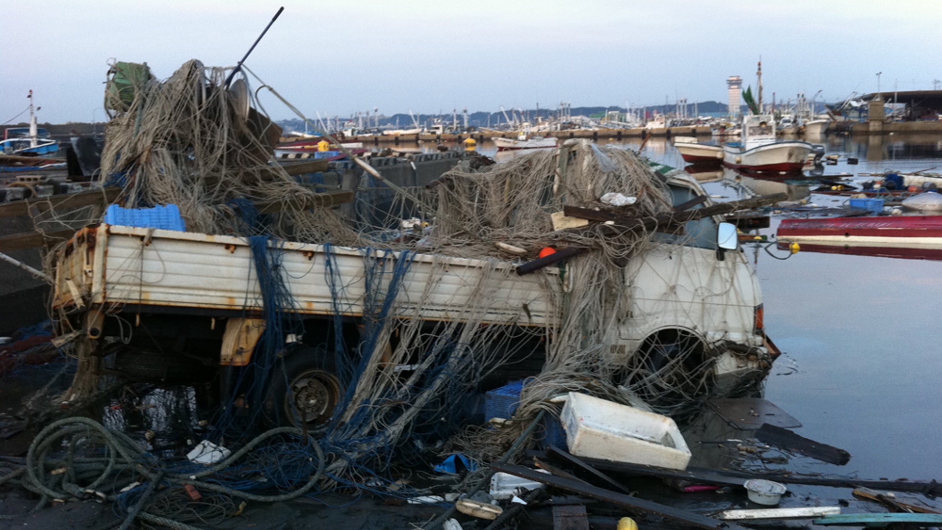 Japan Tsunami Wreckage 