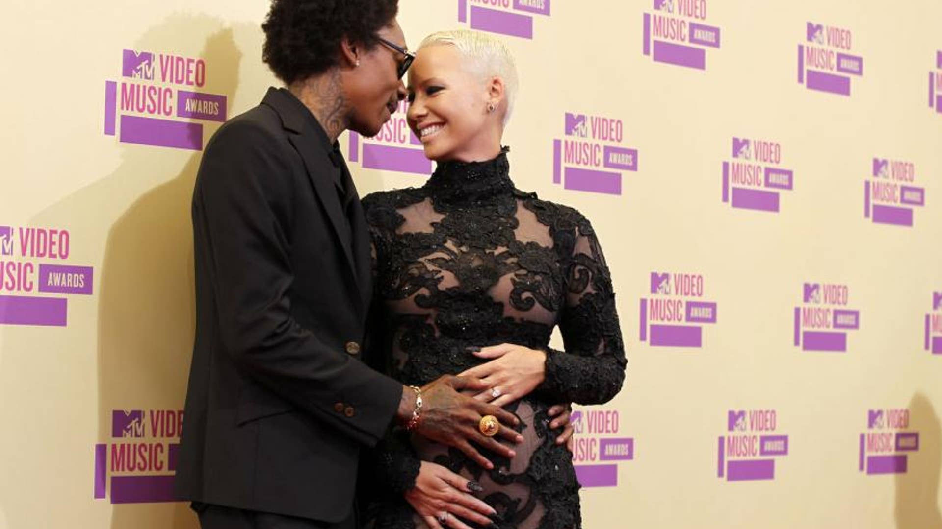 Amber Rose and Wiz Khalifa