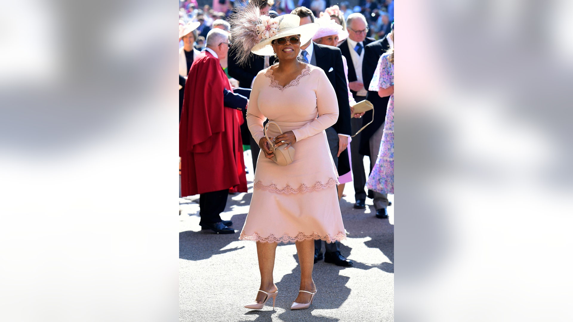 Oprah Winfrey arrives