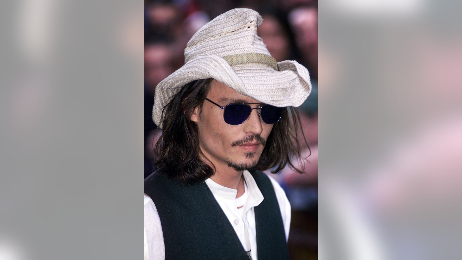 Attending the premiere of his film 