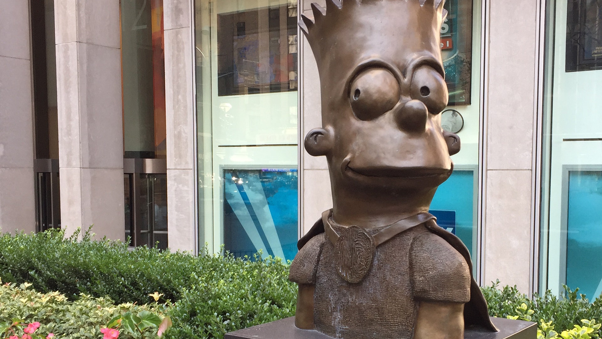 This one is personal for us here at Fox. The bust of Bart Simpson went up in front of the Fox News offices a few years ago and while it has been generally well received, the Bartman is not without controversy. Over the show's decades-long run, the perennial 10-year-old has been criticized for being a chauvinist, an underachiever and a bad example for kids to emulate. In a 1991 interview, Bill Cosby said Bart was a bad role model and described him as