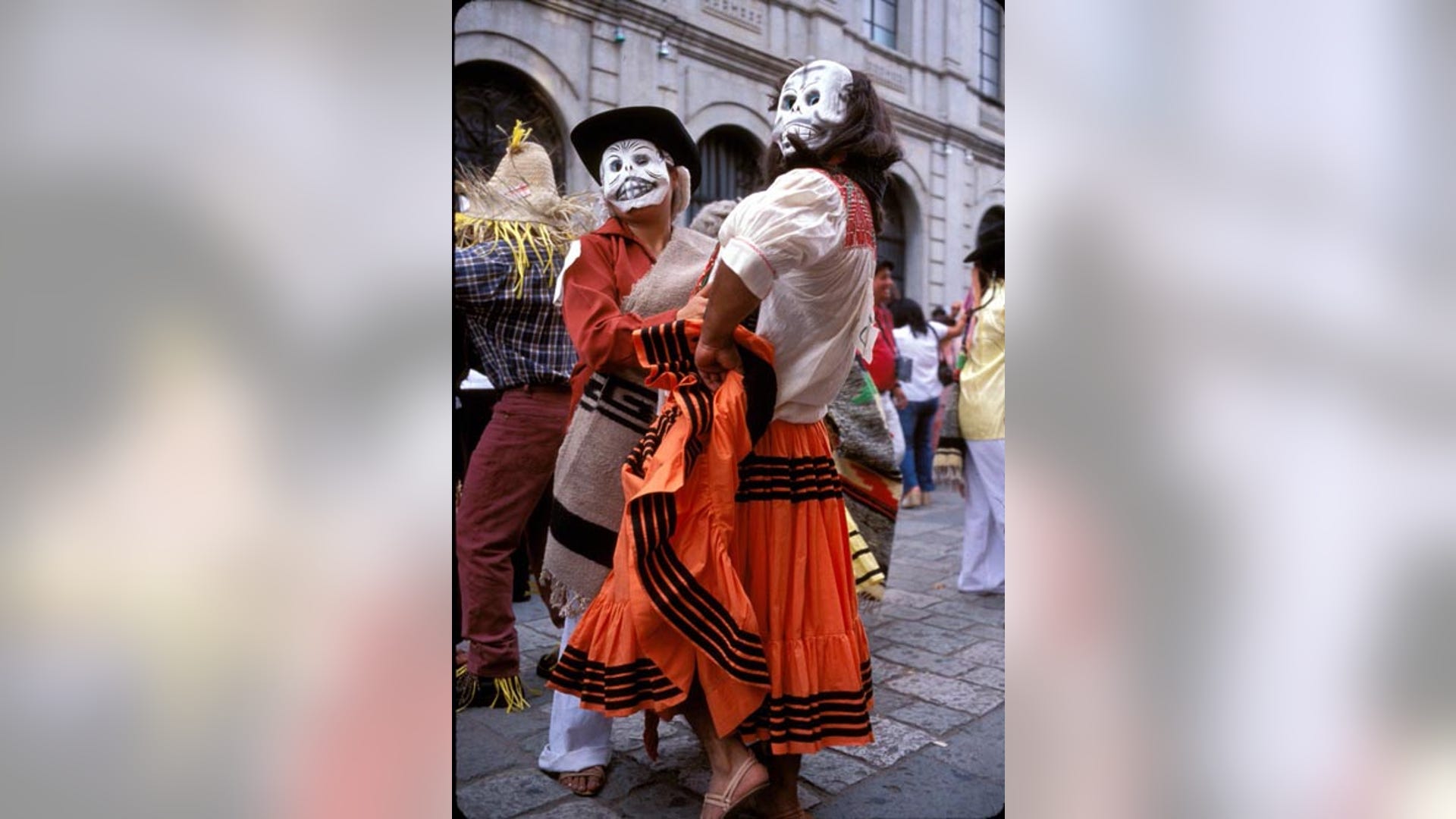 Two 'Skeletons' Dancing