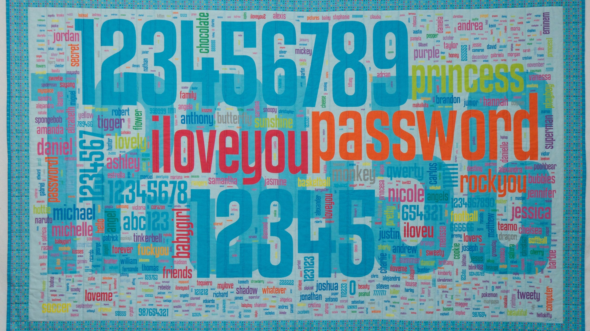 Illustration, honorable mention: Analyze stolen passwords