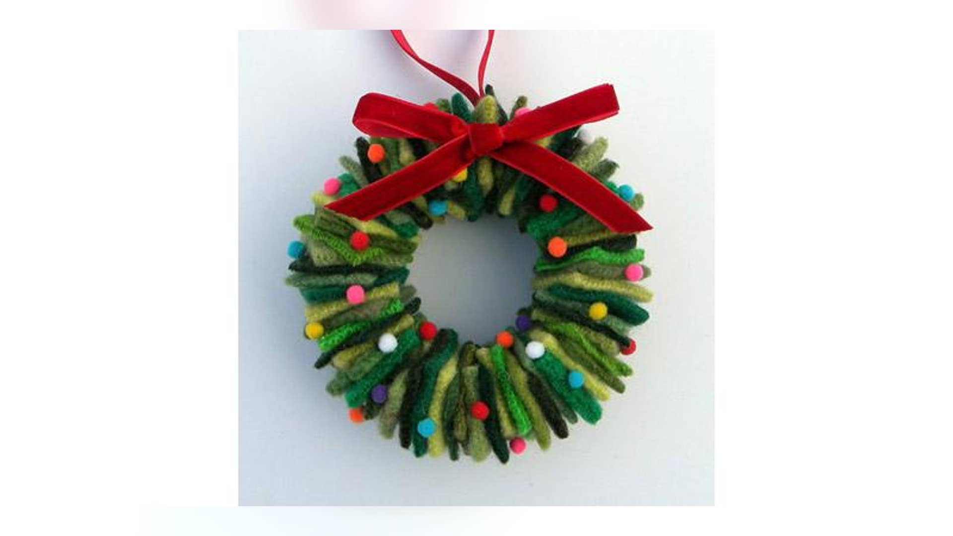 Sweater Wreath Ornament