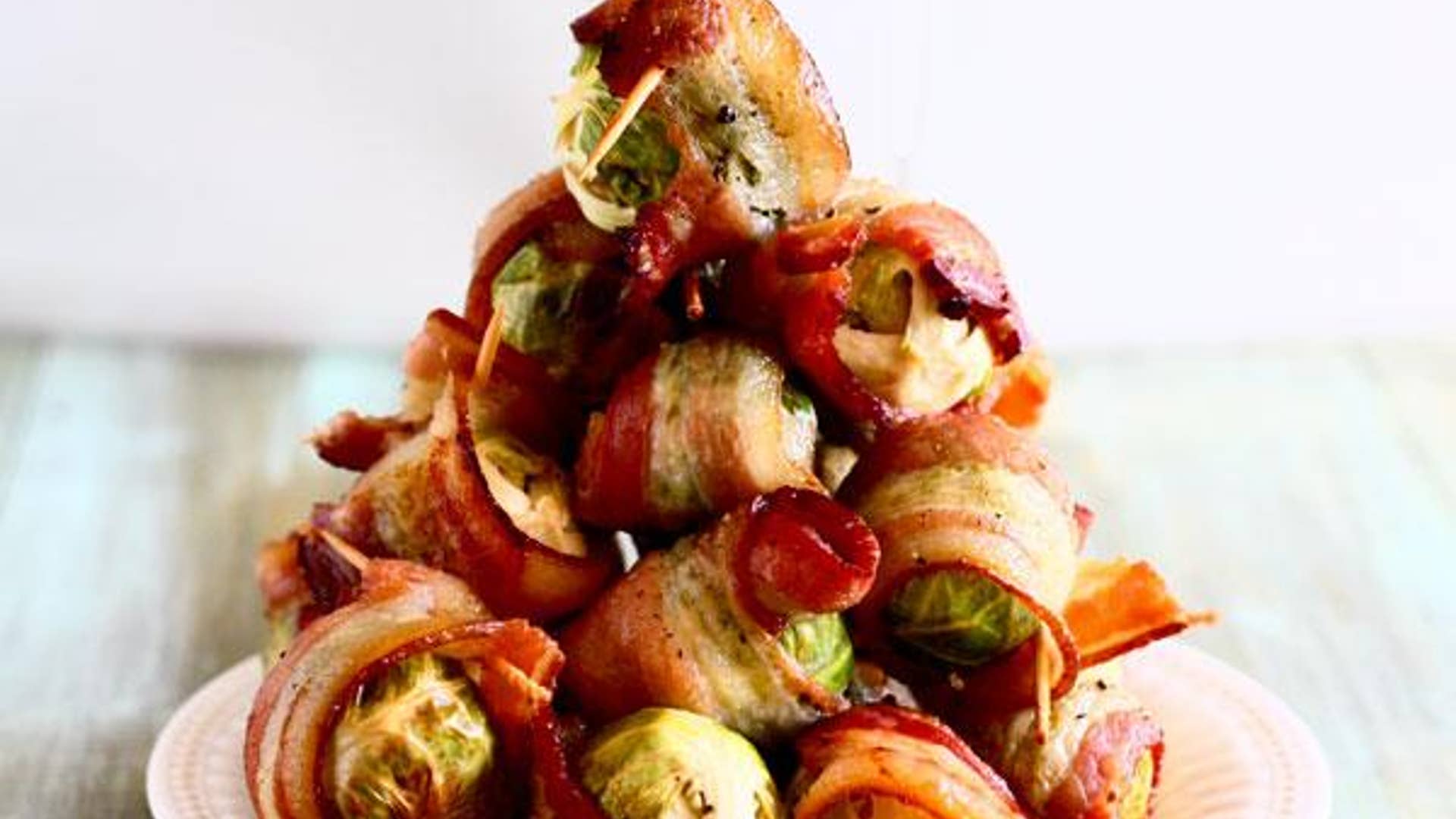 Bacon-Blanketed Brussels Sprouts