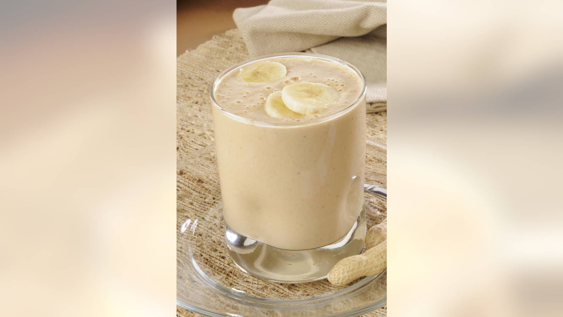 Peanut butter + banana smoothie